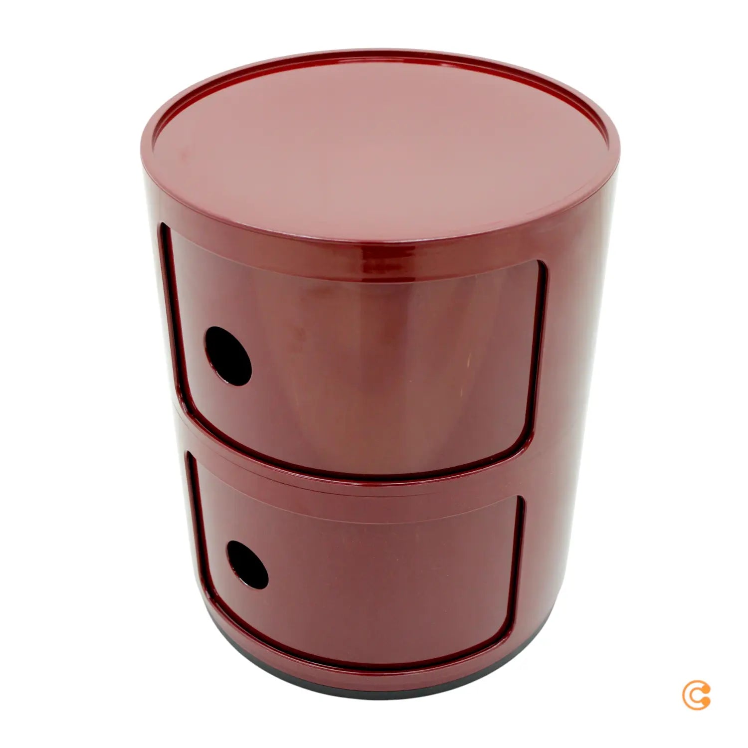 B-Ware Kartell Componibili Container Aufbewahrung Burgundy 2 Fächer Abs Container Box - 8058967361384