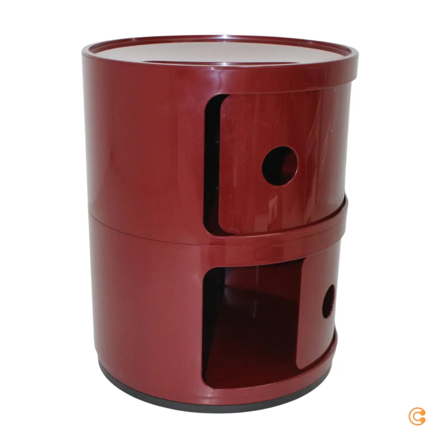 B-Ware Kartell Componibili Container Aufbewahrung Burgundy 2 Fächer Abs Container Box - 8058967361384