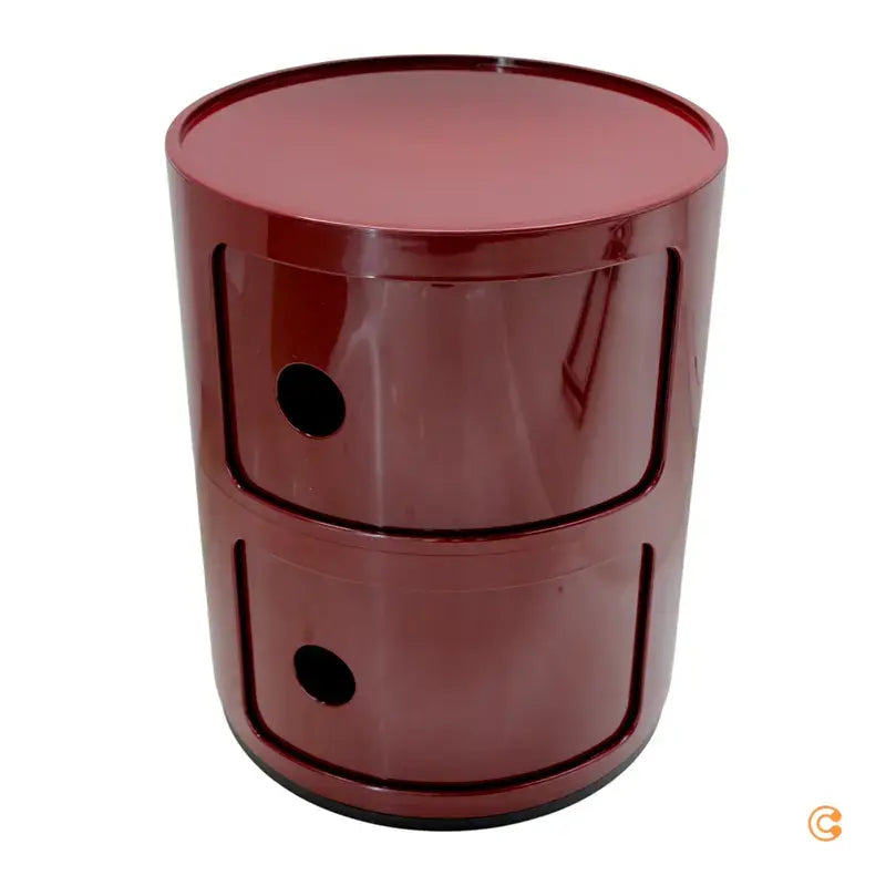 B-Ware Kartell Componibili Container Aufbewahrung Burgundy 2 Fächer Abs Siehe Text/Foto - 8058967361384