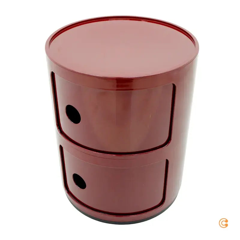 B-Ware Kartell Componibili Container Aufbewahrung Burgundy 2 Fächer Abs Siehe Text/Foto - 8058967361384