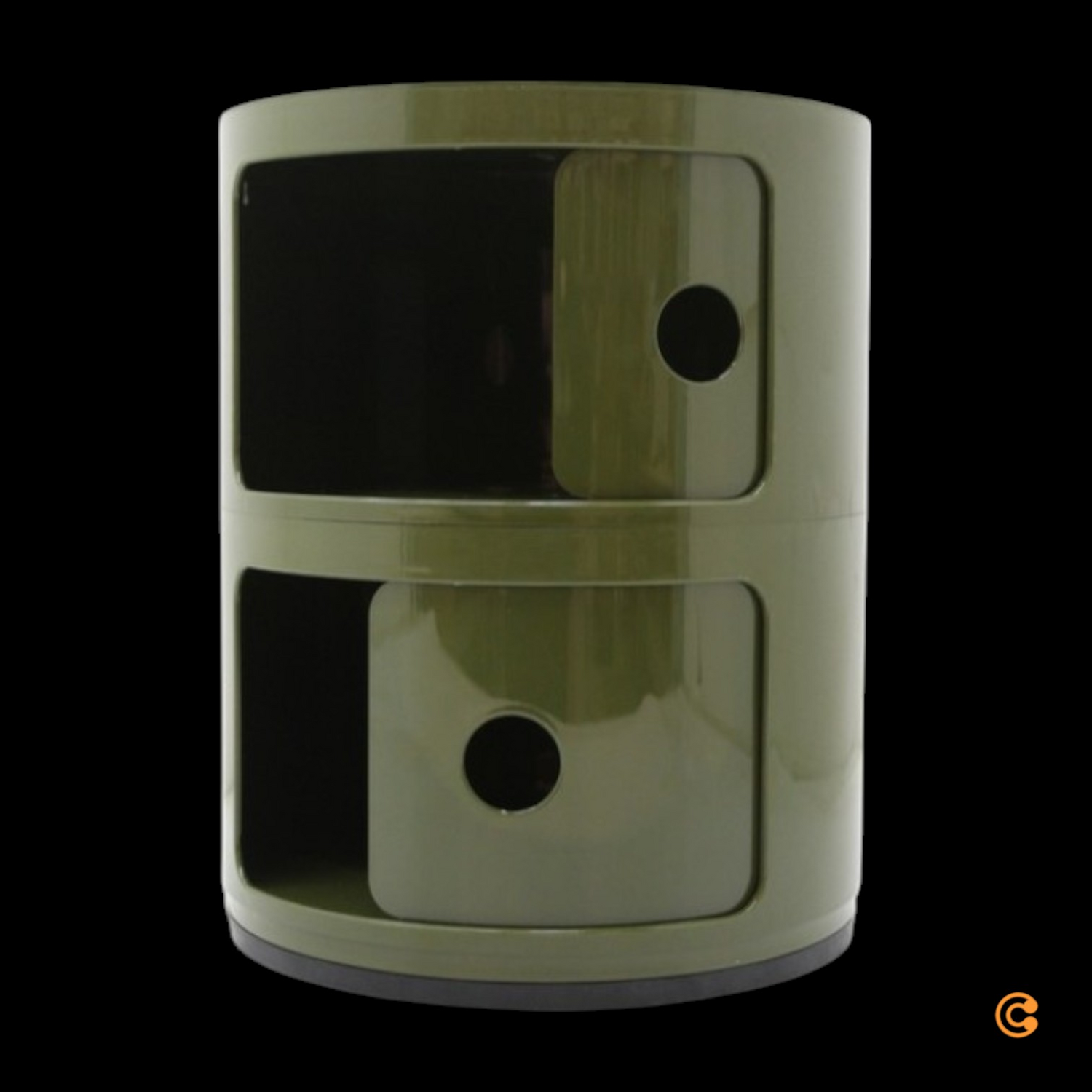 B-Ware Kartell Componibili 4966 Aufbewahrungsbox Container Schrank Grün Siehe Text/Foto - 8058967253542