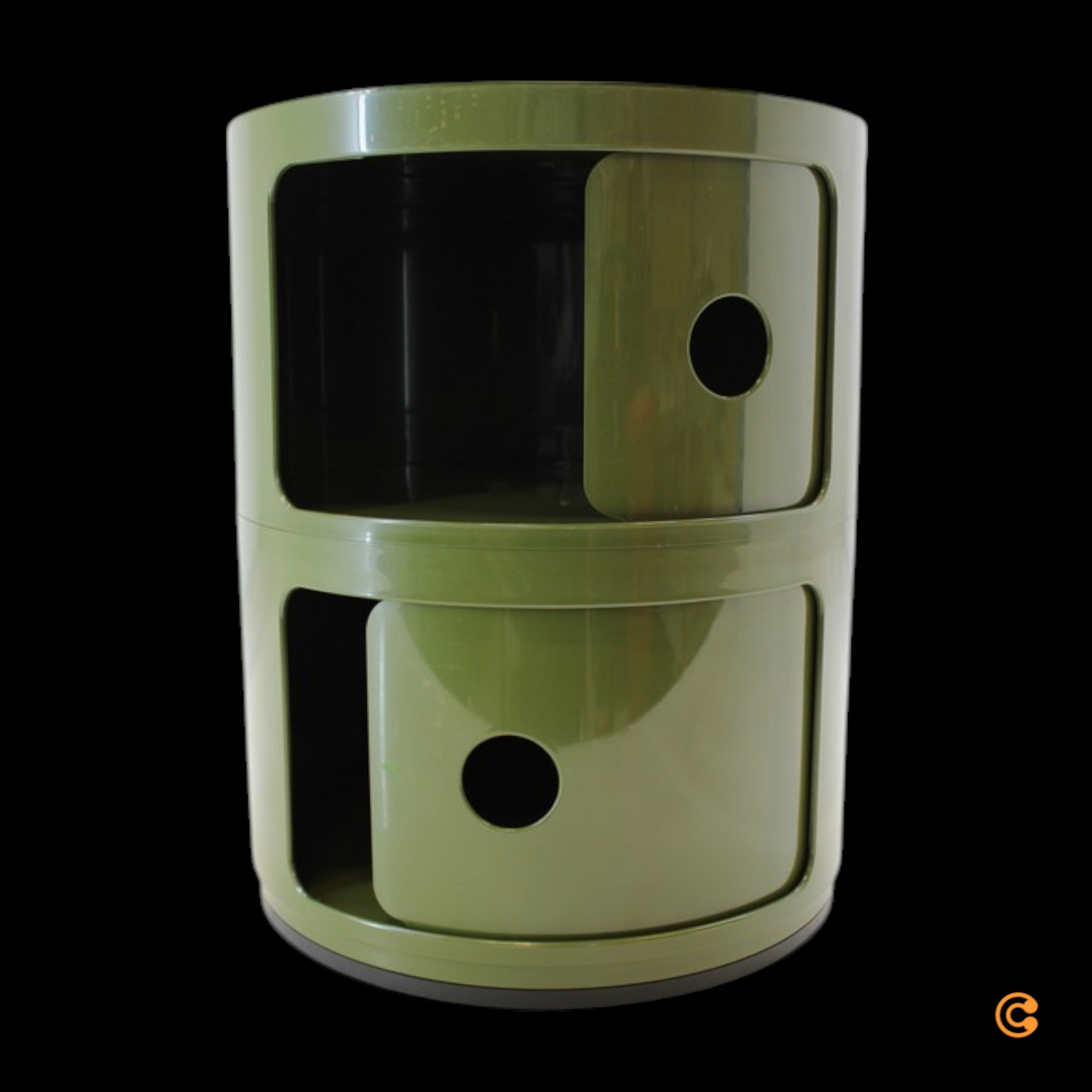 B-Ware Kartell Componibili 4966 Aufbewahrungsbox Container Schrank Grün Siehe Text/Foto - 8058967253542