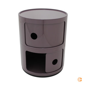 B-Ware Kartell Componibili 4966 lila Containermöbel Bürocontainer Container Kunststoff