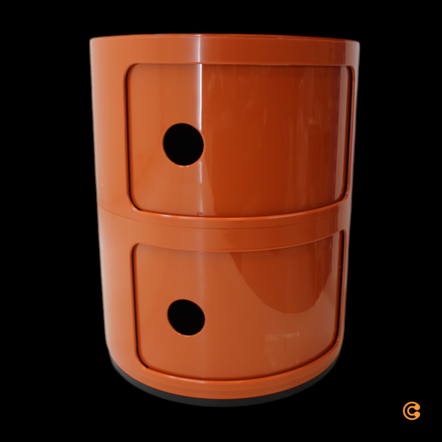 B-Ware Kartell Container Componibili Aufbewahrung Beistellschrank Orange Siehe Text - 8058967361346