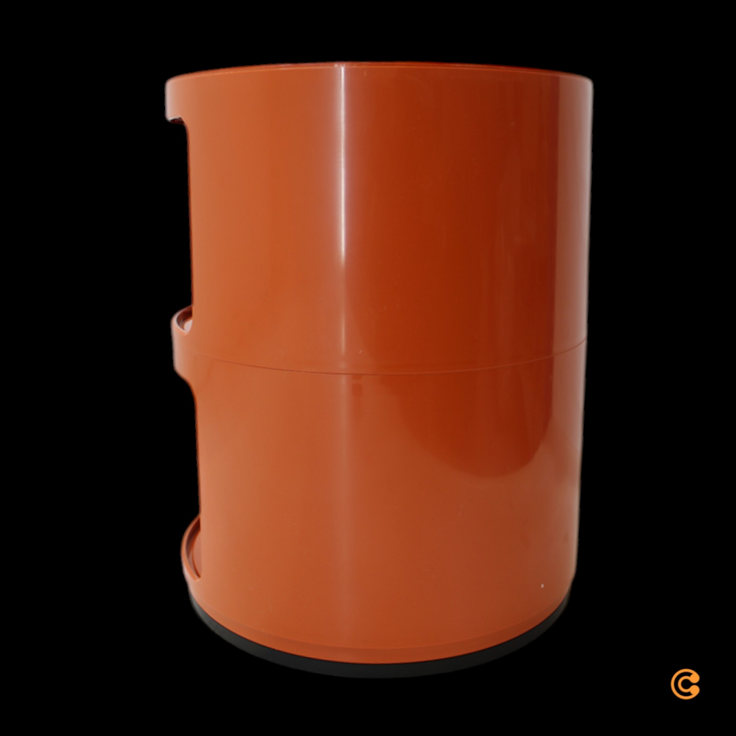 B-Ware Kartell Container Componibili Aufbewahrung Beistellschrank Orange Schrank Tisch  - 8058967361346