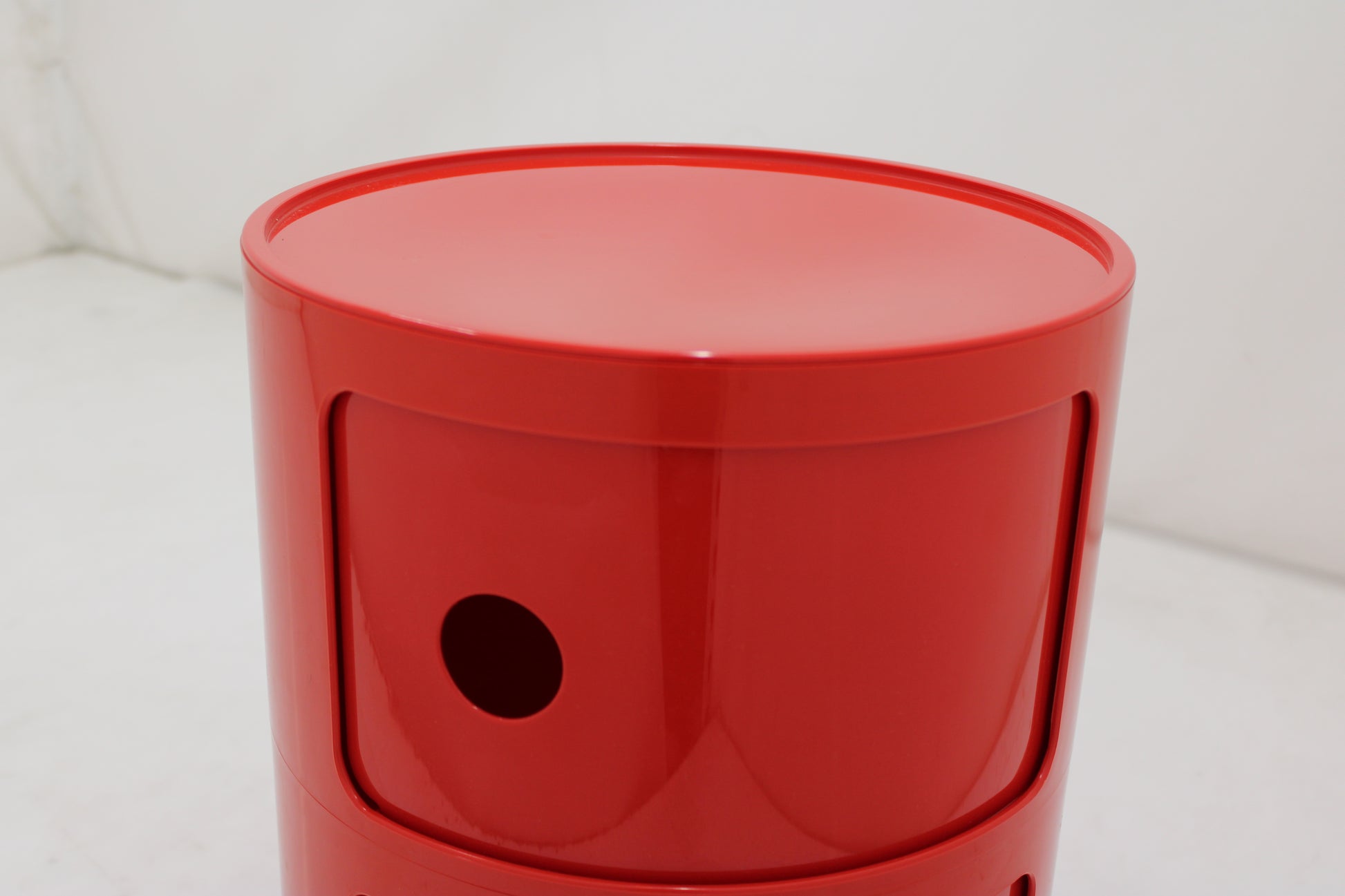 Kartell Componibili 4966 Kreisrunder Container zwei Ebenen Regal Box Rot - 8034105780408