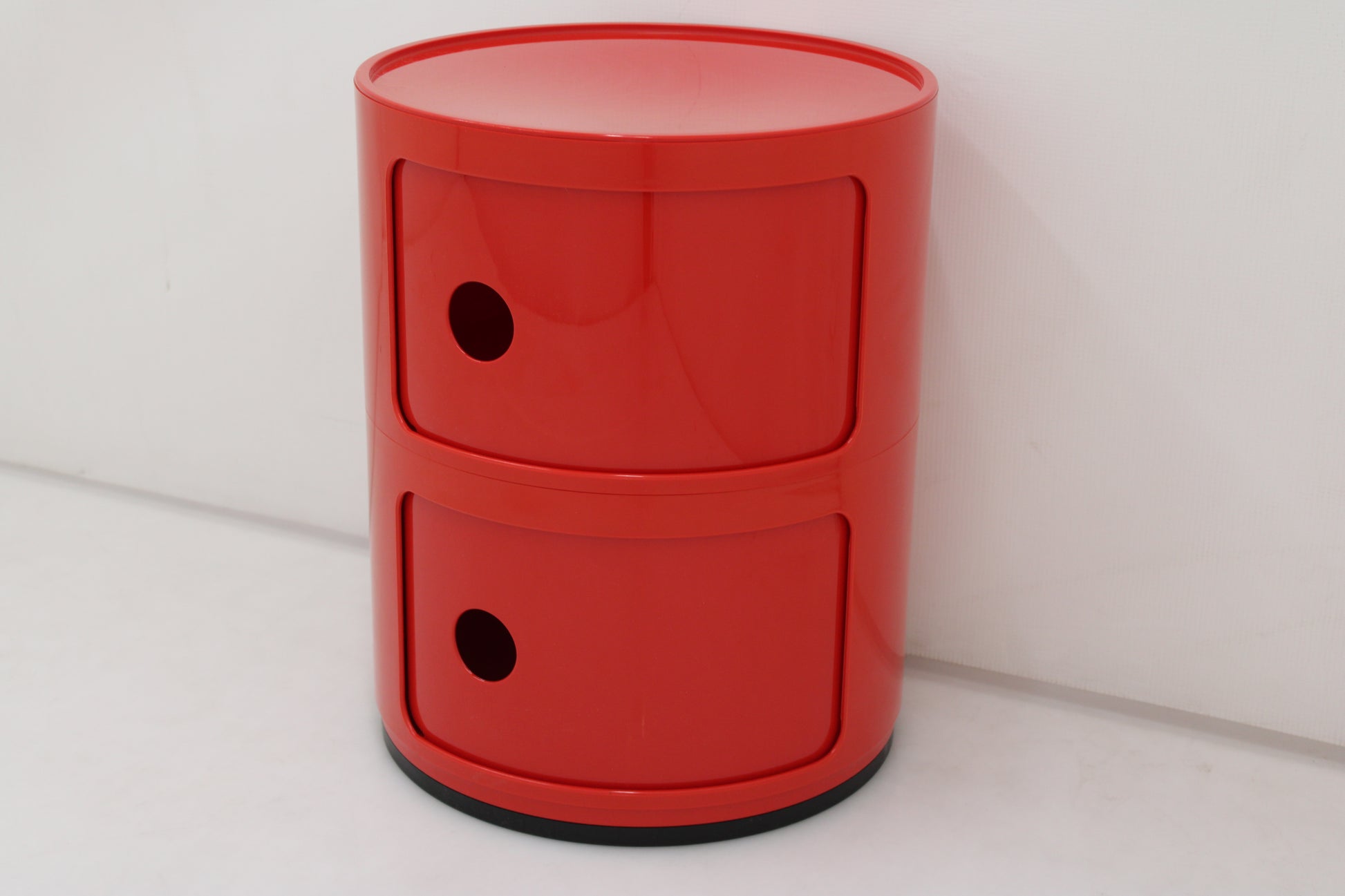 Kartell Componibili 4966 Kreisrunder Container zwei Ebenen Regal Box Rot - 8034105780408