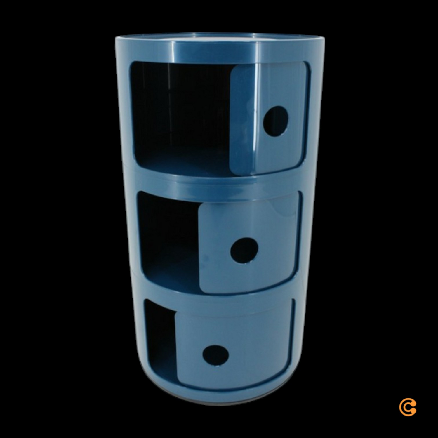 B-Ware Kartell Componibili 4967 Schrank Aufbewahrung Bürocontainer Blau Siehe Text/Foto - 8058967253580