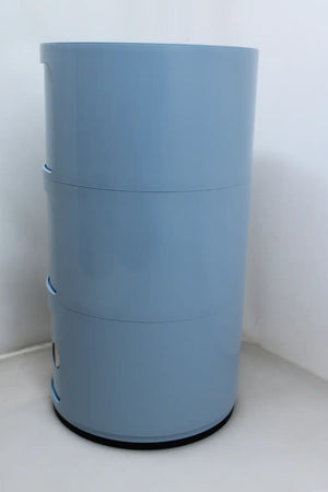 B-Ware Kartell Container Stauraum Componibili Himmelblau Aufbewahrungselement Container