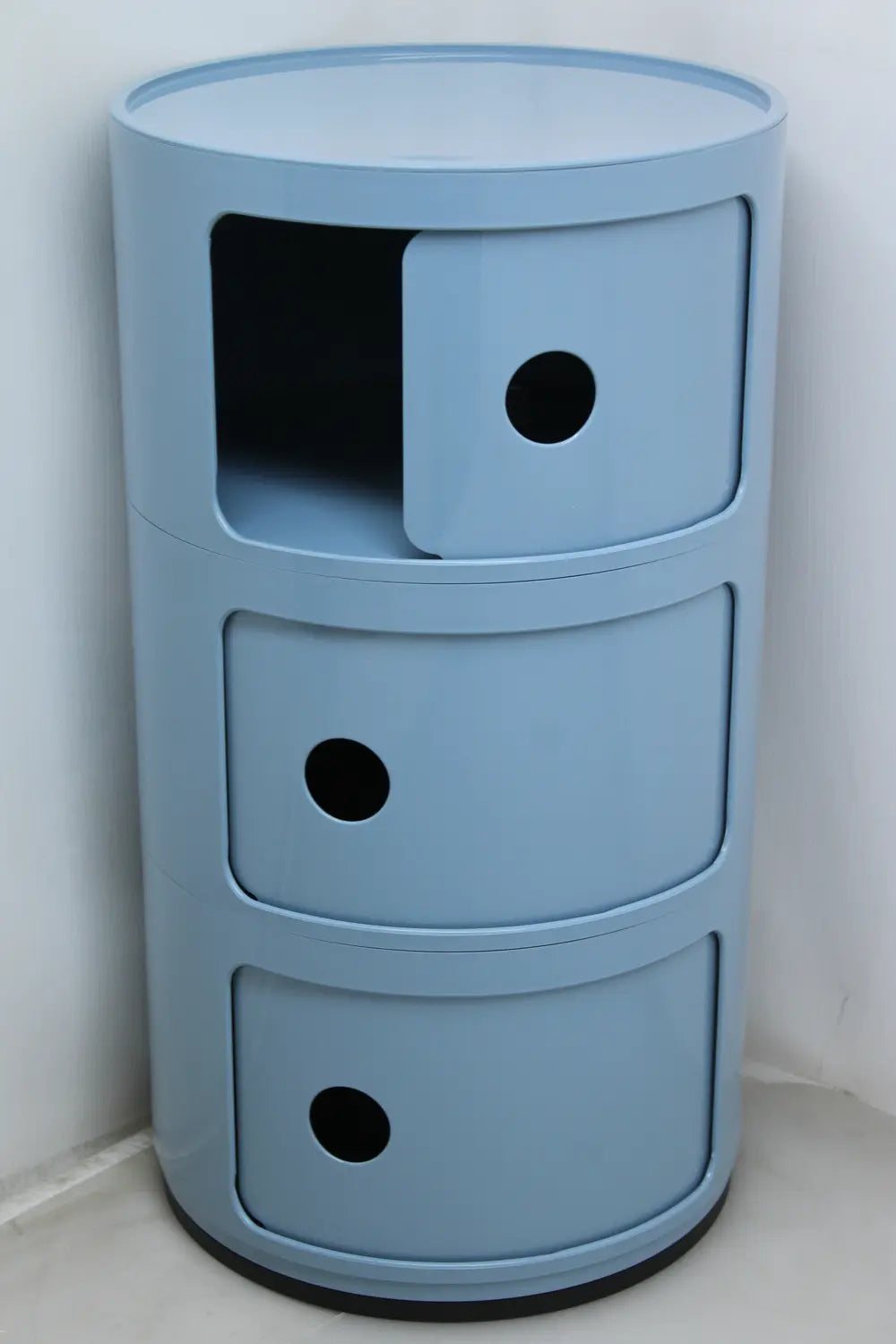 B-Ware Kartell Container Stauraum Componibili Himmelblau Aufbewahrungselement Container - 8058967361421