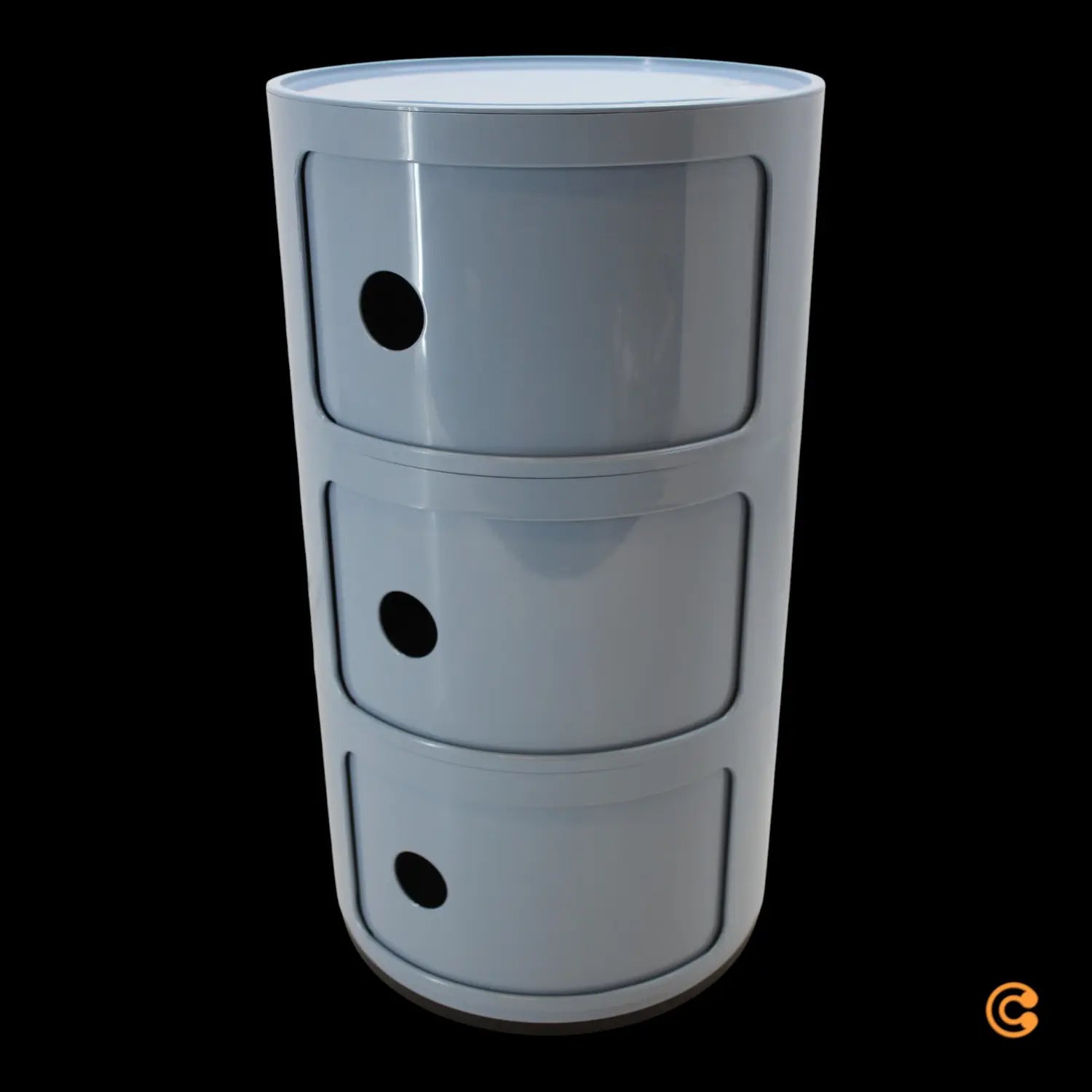 B-Ware Kartell Container Stauraum Componibili Himmelblau Aufbewahrungselement Container - 8058967361421