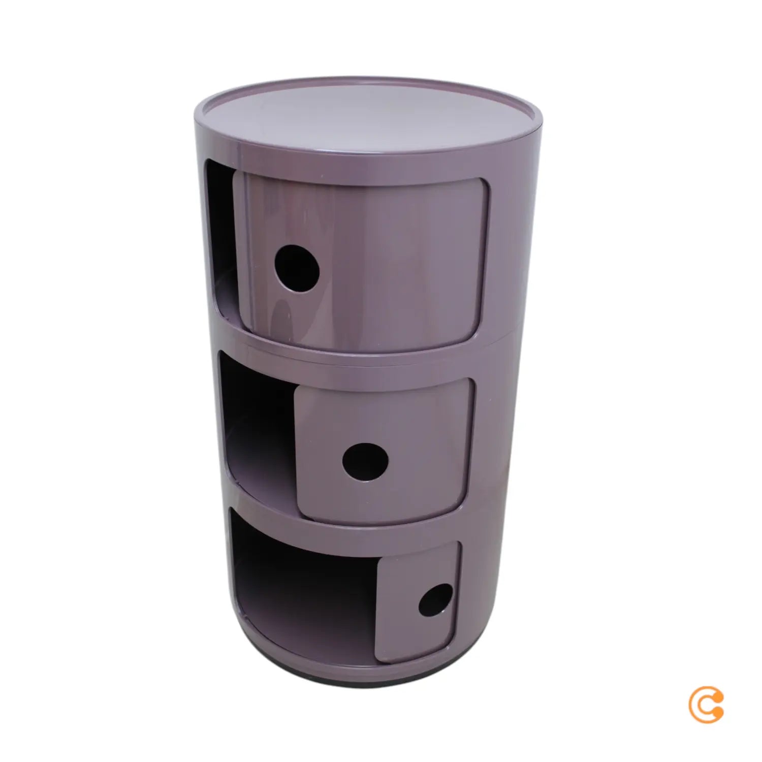 B-Ware Kartell Componibili 4967 Beistelltisch Nachttisch Schrank Container Box Lila477