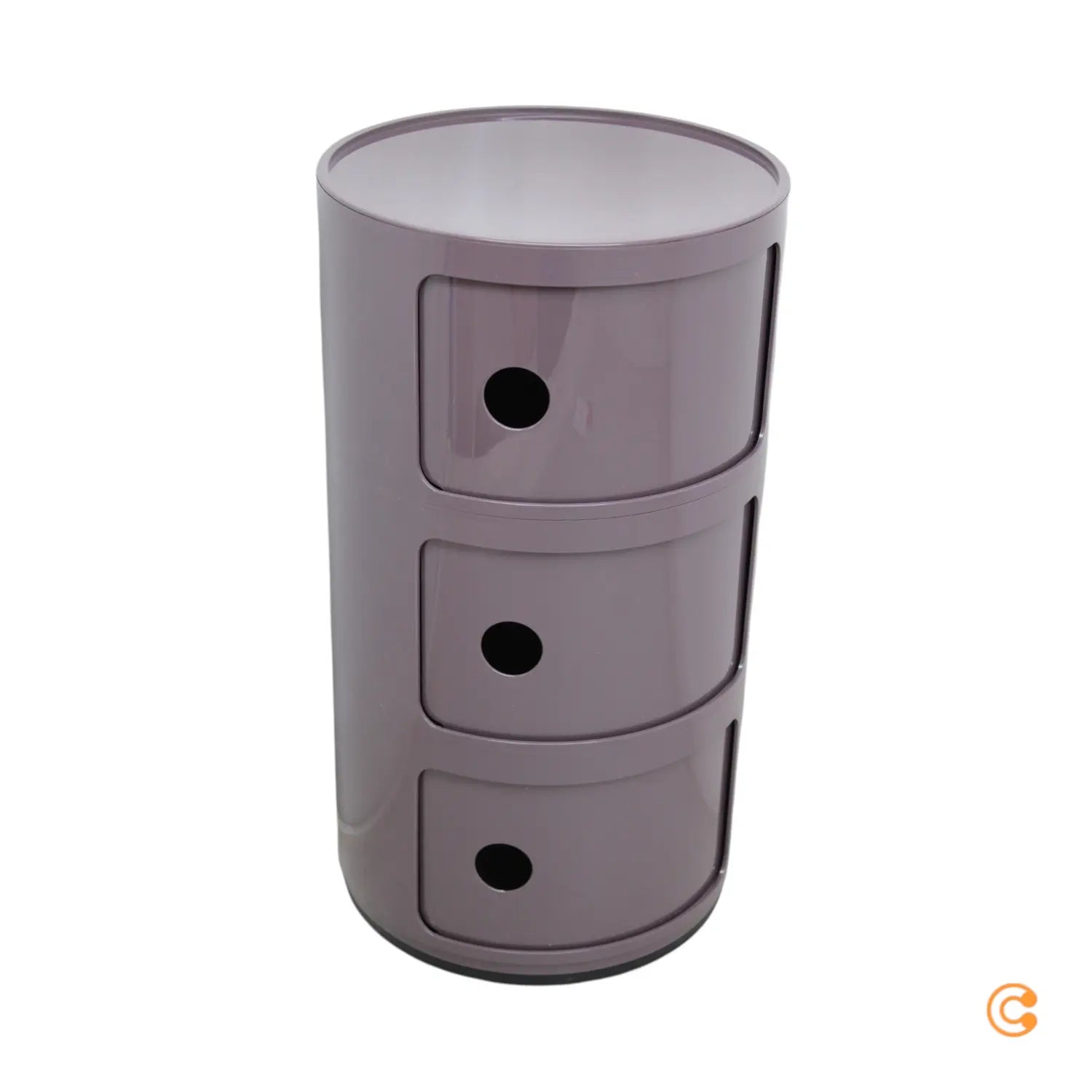 B-Ware Kartell Componibili 4967 Beistelltisch Nachttisch Schrank Container Box Lila477 - 8058967253627