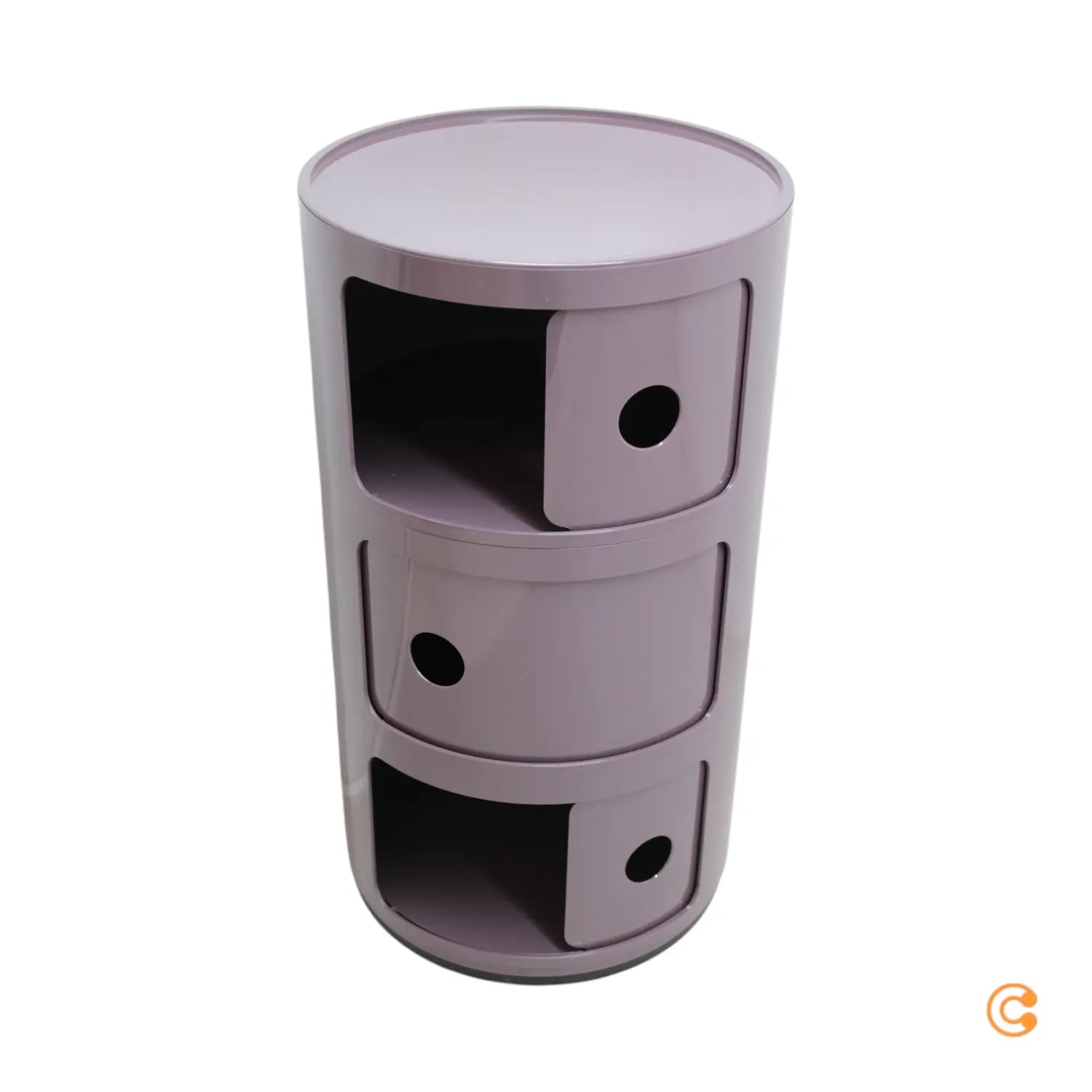 B-Ware Kartell Componibili 4967 Beistelltisch Nachttisch Schrank Container Box Lila477