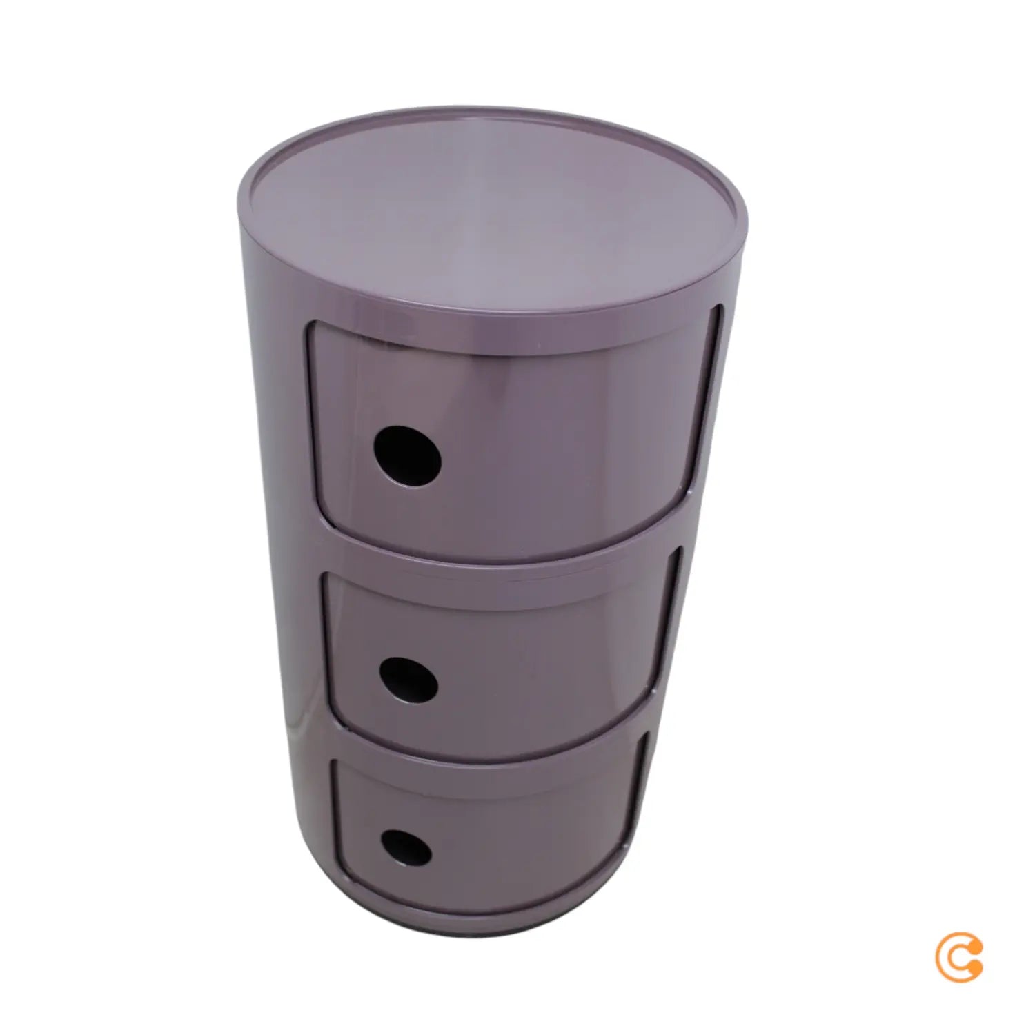 B-Ware Kartell Componibili 4967 Beistelltisch Nachttisch Schrank Container Box Lila477