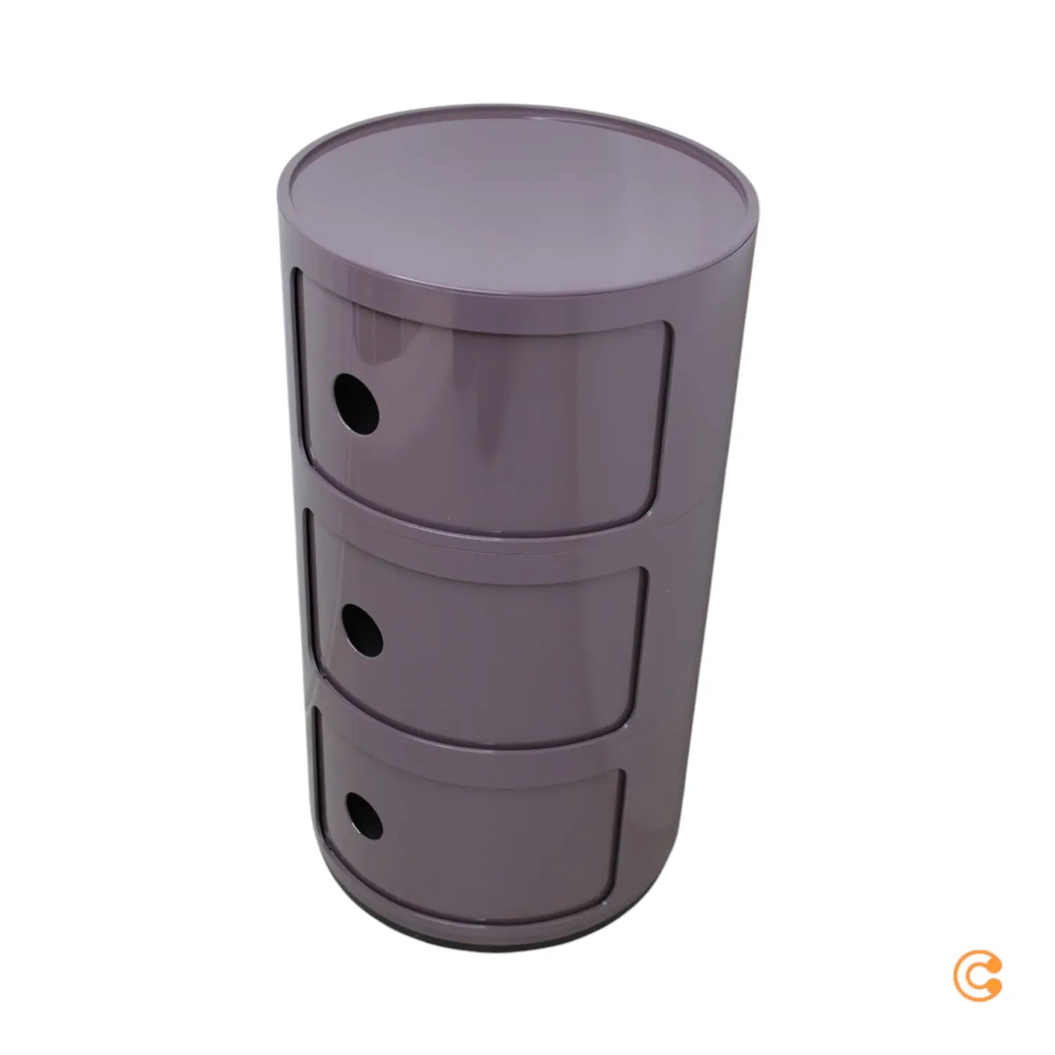 B-Ware Kartell Componibili 4967 Beistelltisch Nachttisch Schrank Container Box Lila477