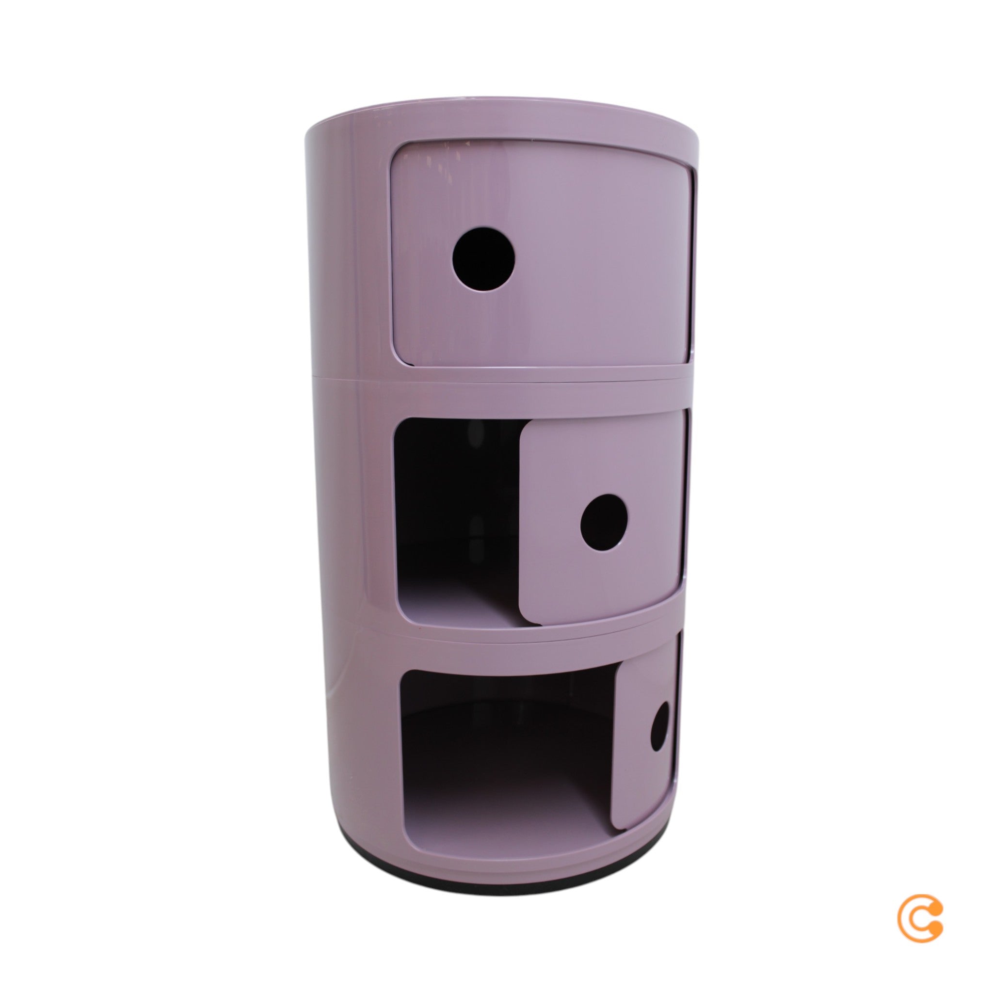Kartell Componibili Container Stauraum mauve Aufbewahrungselement Modul Mauve - 8058967361414