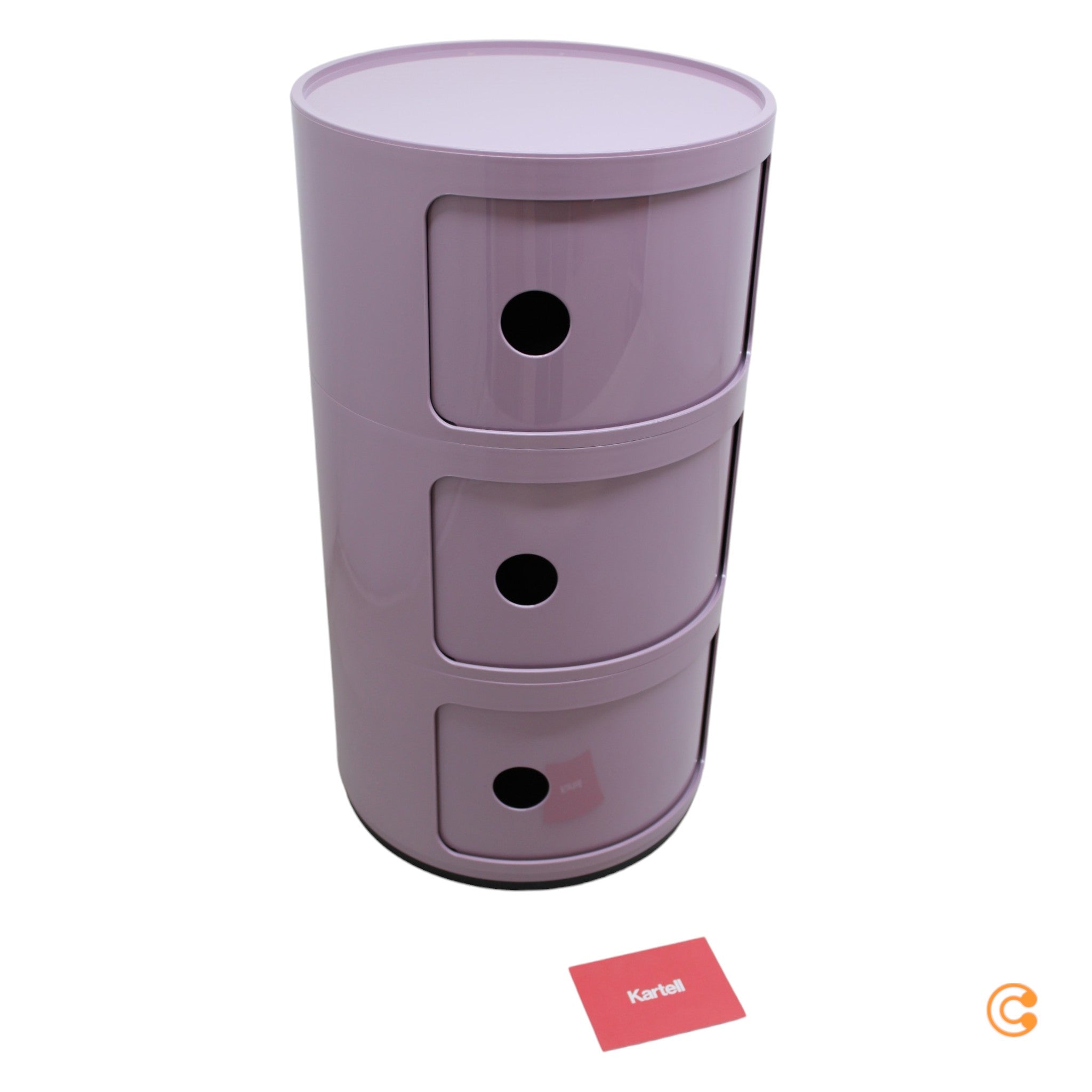 Kartell Componibili Container Stauraum mauve Aufbewahrungselement Modul Mauve - 8058967361414