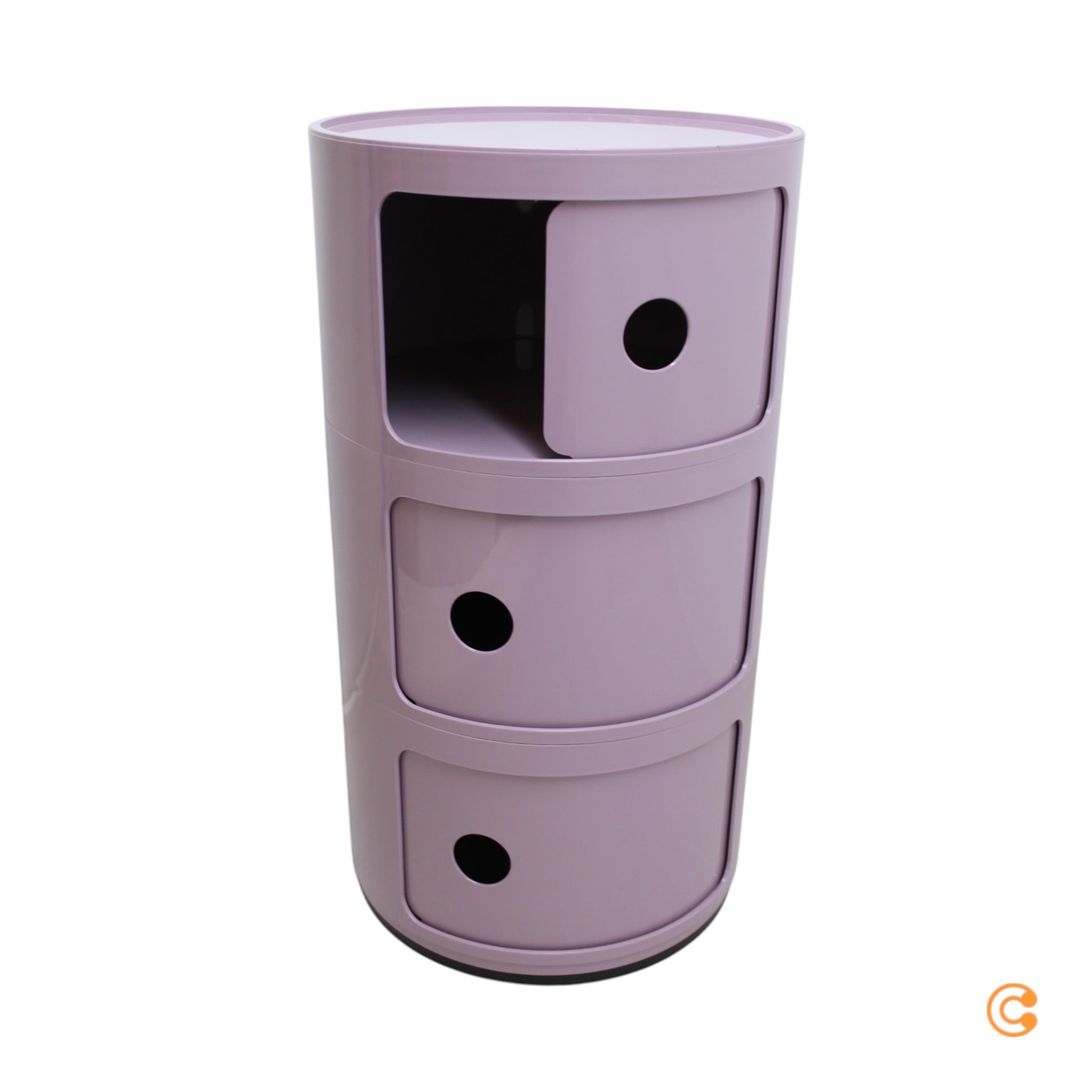 Kartell Componibili Container Stauraum mauve Aufbewahrungselement Modul Mauve - 8058967361414