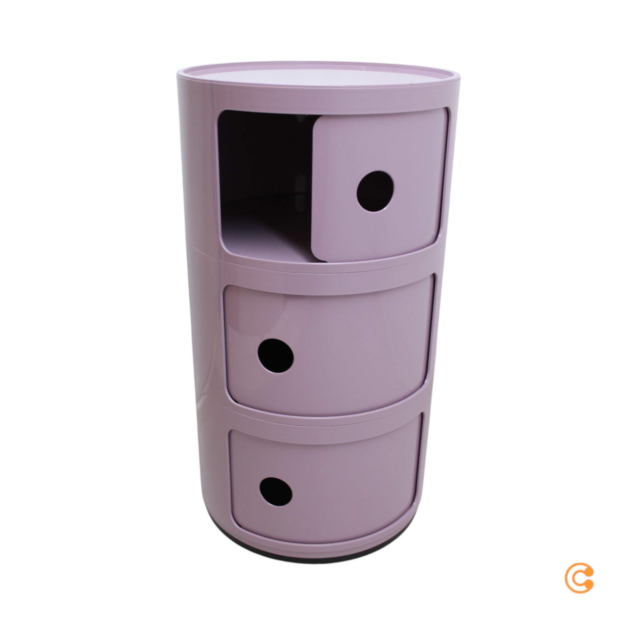 Kartell Componibili Container Stauraum mauve Aufbewahrungselement Modul Mauve - 8058967361414