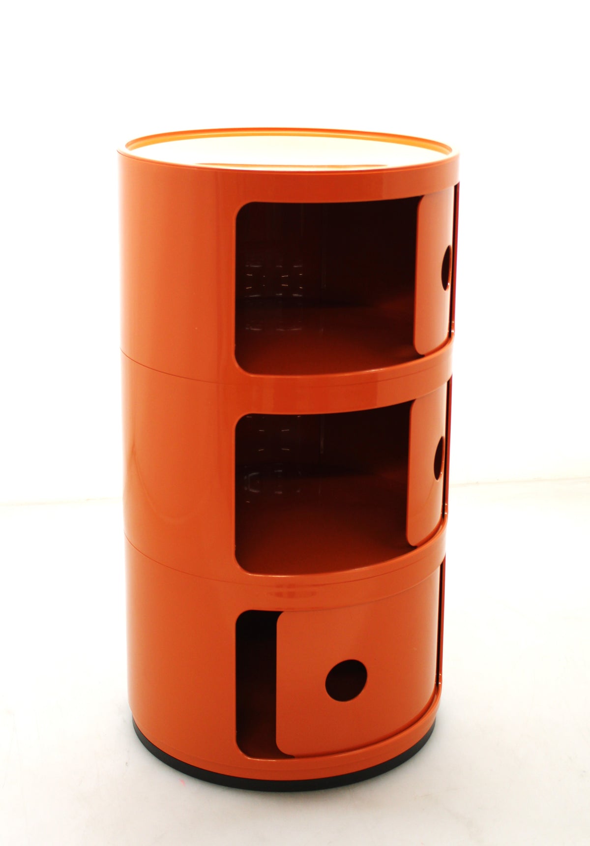 Kartell Componibili 3 Beistelltisch Container Stauraum Orange Kunststoff Schrank - 8058967361438