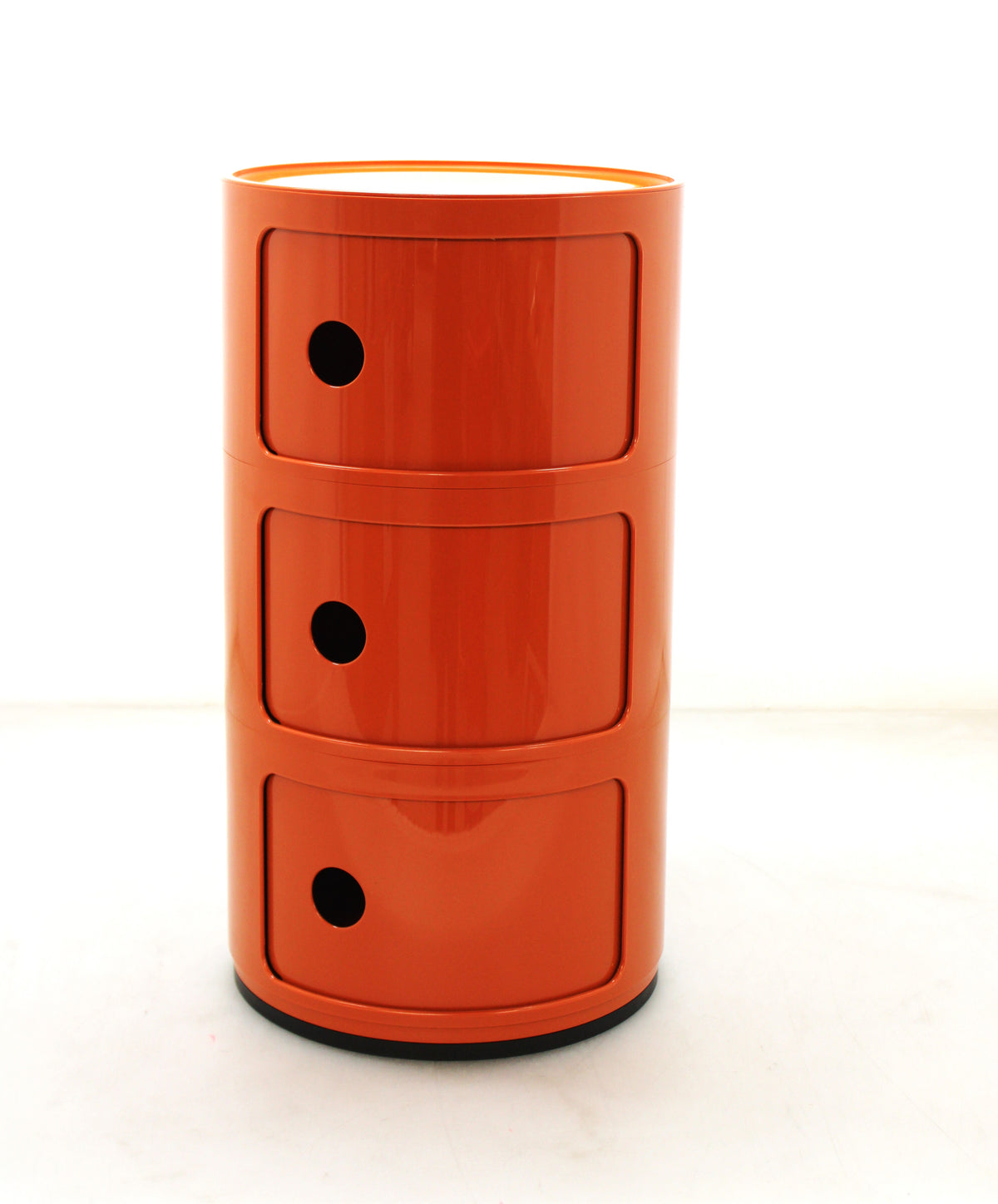 Kartell Componibili 3 Beistelltisch Container Stauraum Orange Kunststoff Schrank - 8058967361438