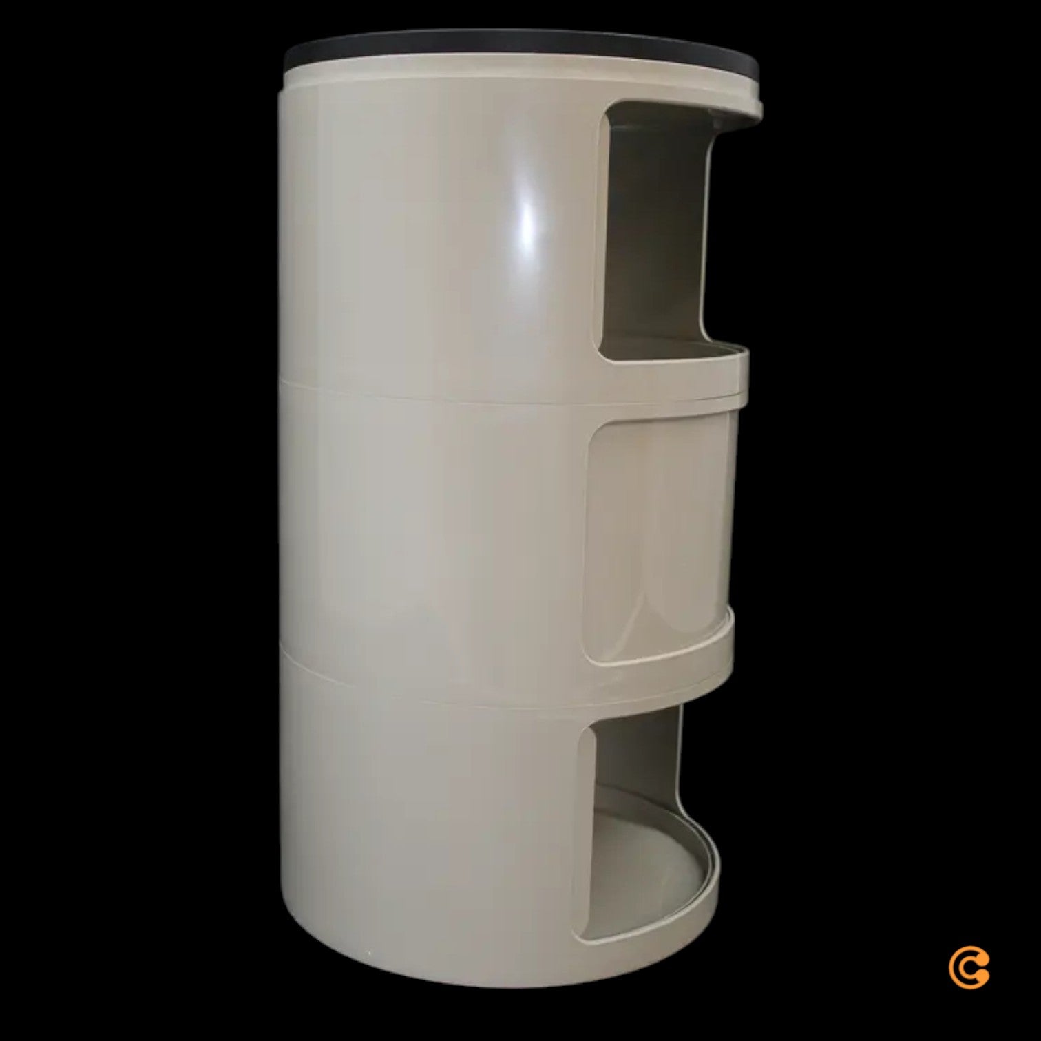 Kartell Componibili Container Stauraum Schrank Beistelltisch Grau taubengrau - 8058967361407