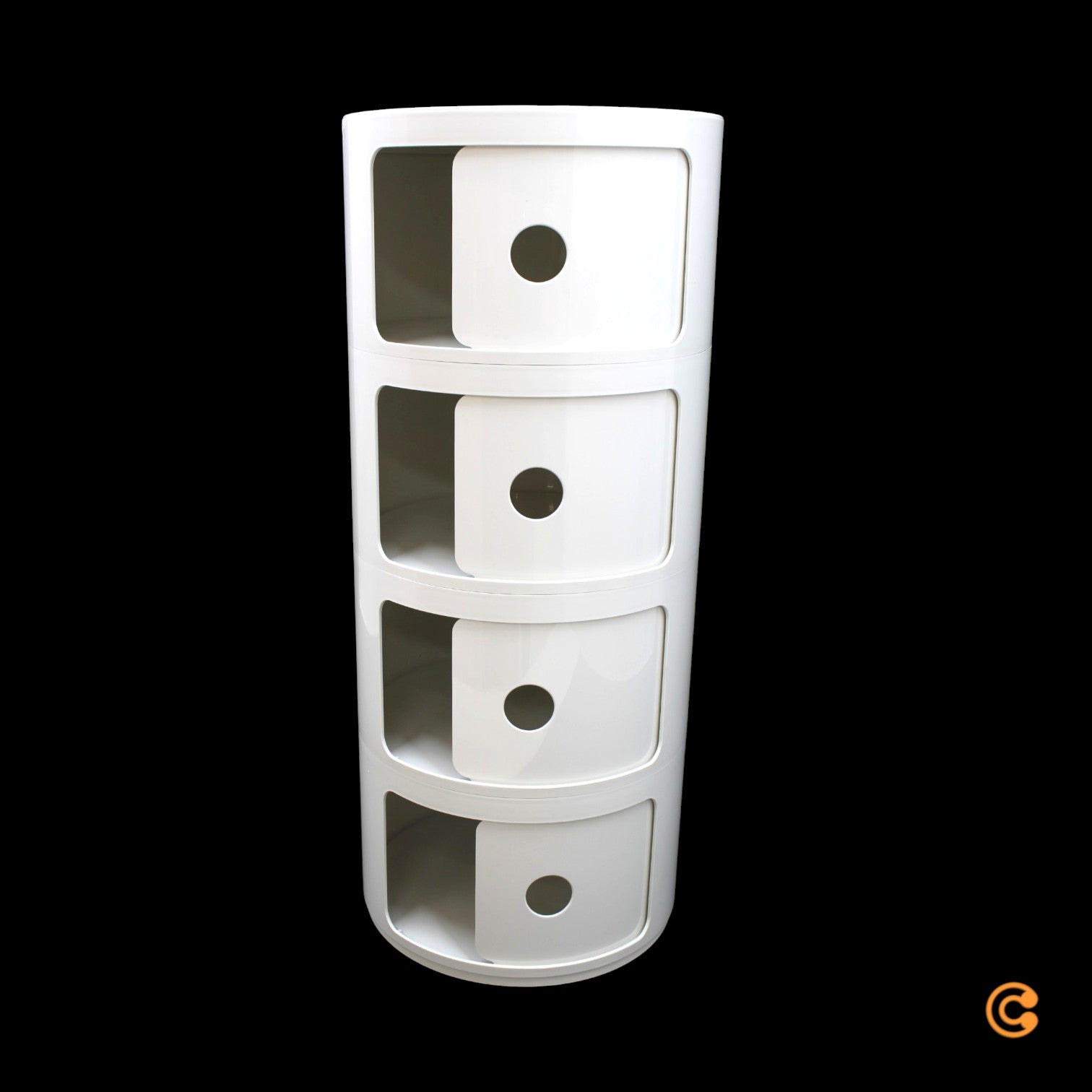 Kartell Componibili 4985 Container Schrank Kommode Nachttisch Aufbewahrung weiß - 8058967250978