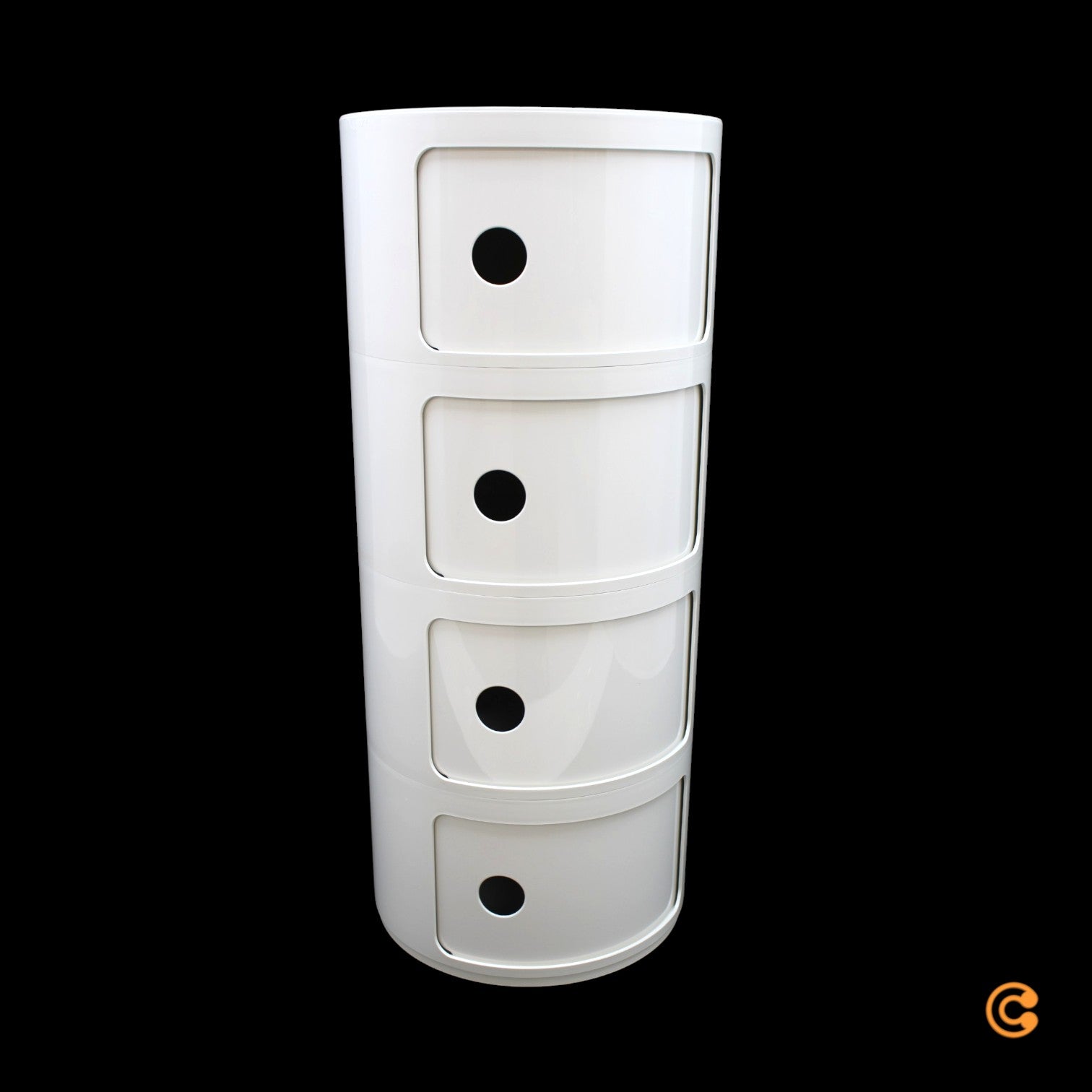 Kartell Componibili 4985 Container Schrank Kommode Nachttisch Aufbewahrung weiß - 8058967250978