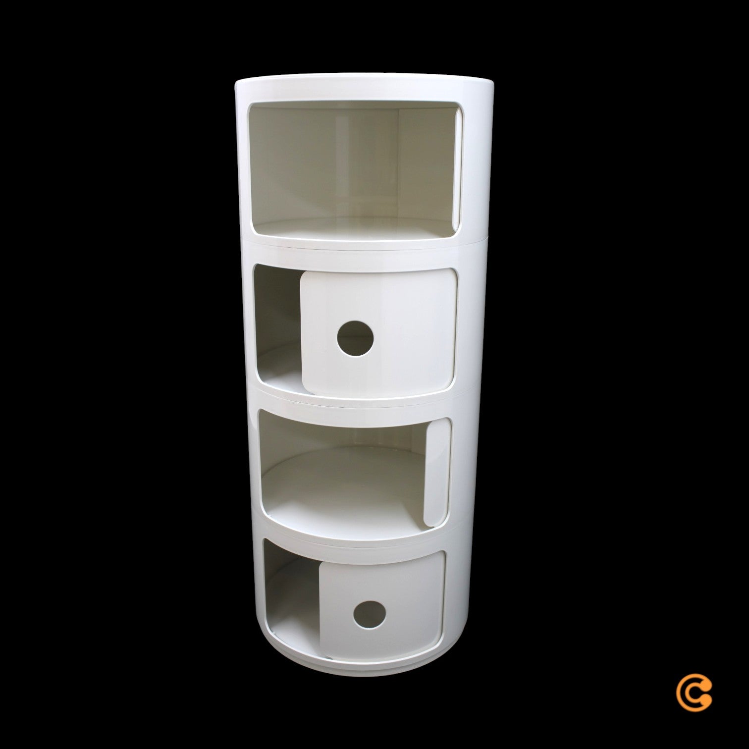 Kartell Componibili 4985 Container Schrank Kommode Nachttisch Aufbewahrung weiß - 8058967250978