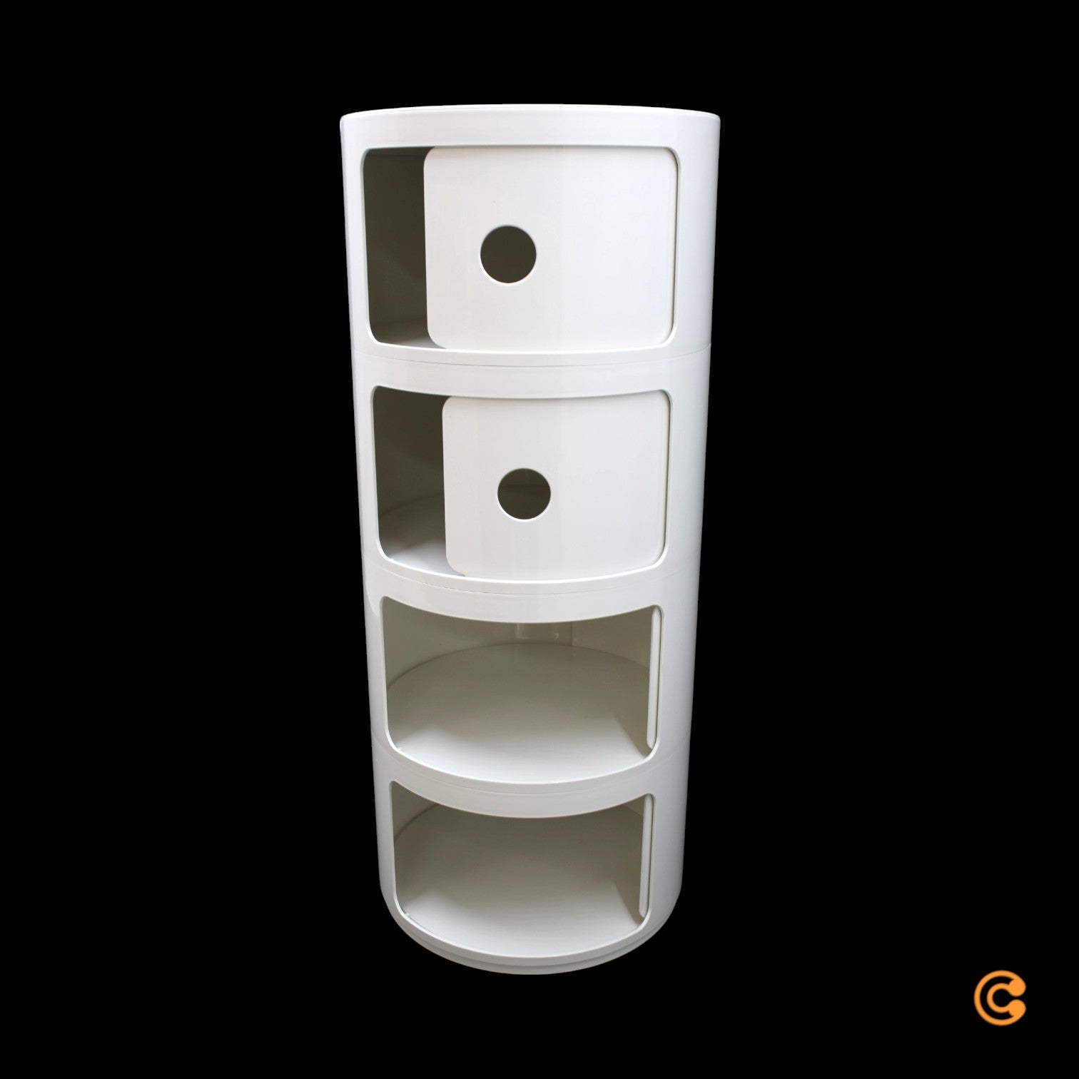 Kartell Componibili 4985 Container Schrank Kommode Nachttisch Aufbewahrung weiß - 8058967250978