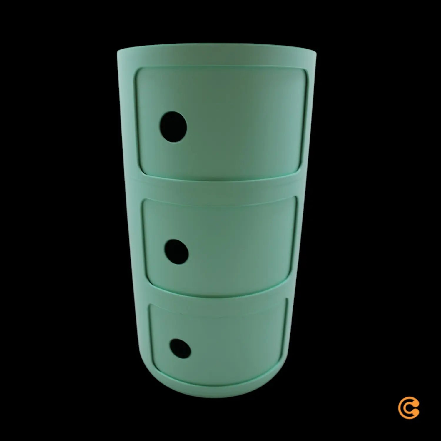 B-Ware Kartell Container Aufbewahrungsbox Componibili Bio Grün Schrank Siehe Text/Foto - 8058967294613