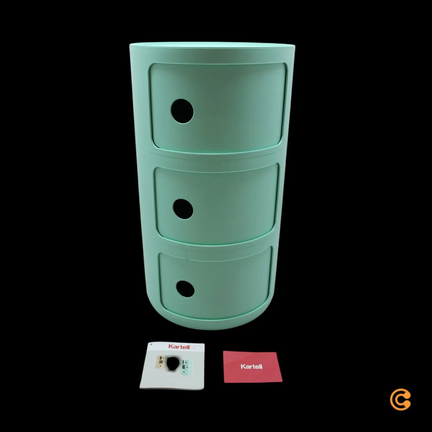 B-Ware Kartell Container Aufbewahrungsbox Componibili Bio Grün Schrank Siehe Text/Foto - 8058967294613