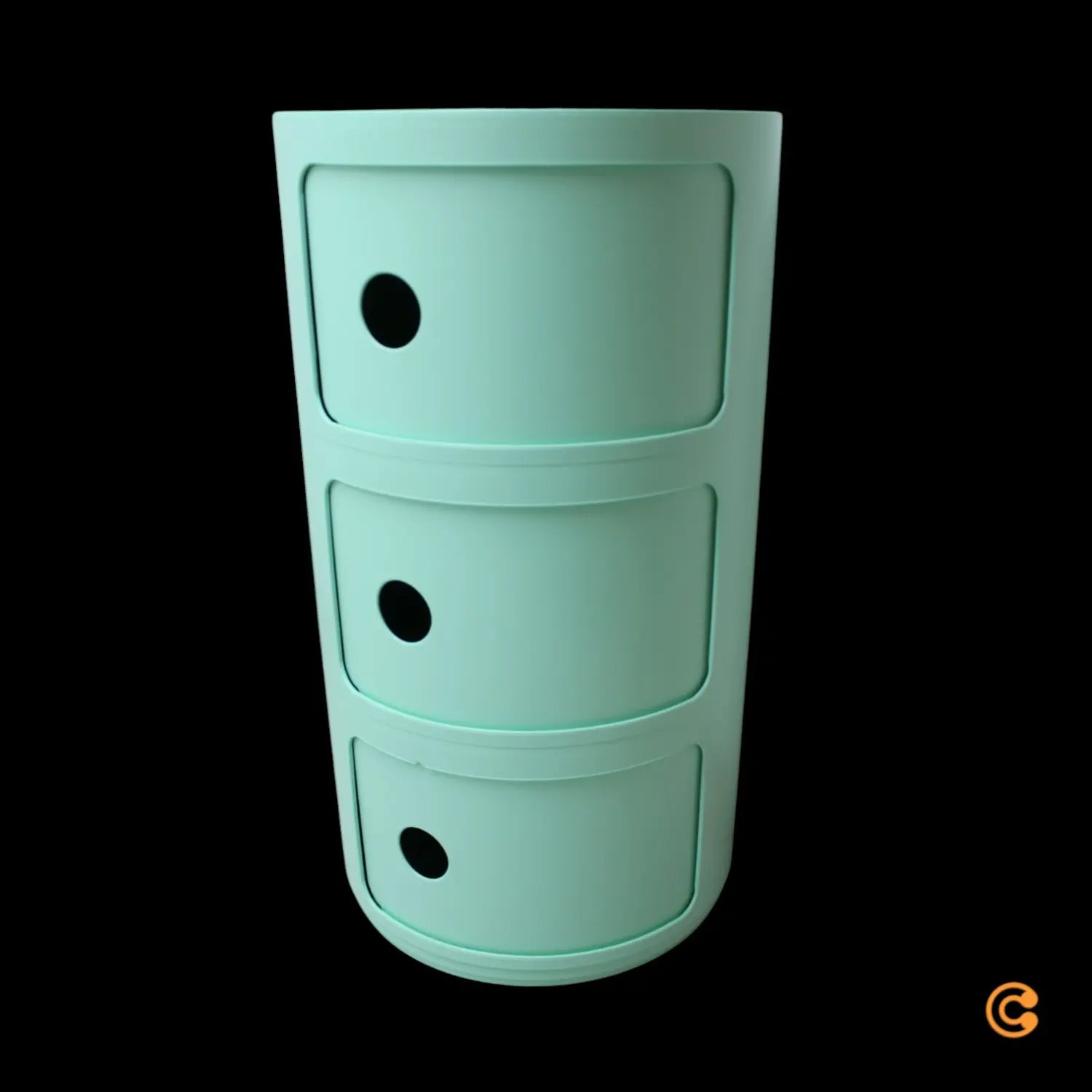 B-Ware Kartell Container Aufbewahrungsbox Componibili Bio Grün Schrank Siehe Text/Foto - 8058967294613