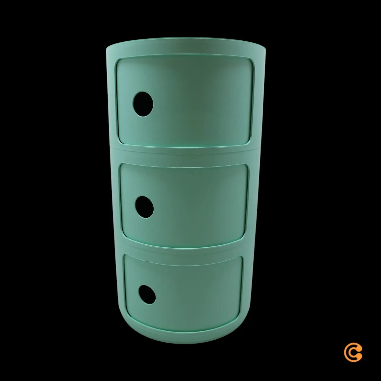 B-Ware Kartell Container Aufbewahrungsbox Componibili Bio Grün Schrank Siehe Text/Foto - 8058967294613