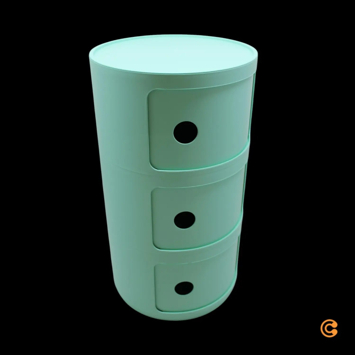 B-Ware Kartell Container Aufbewahrungsbox Componibili Bio Grün Schrank Siehe Text/Foto - 8058967294613