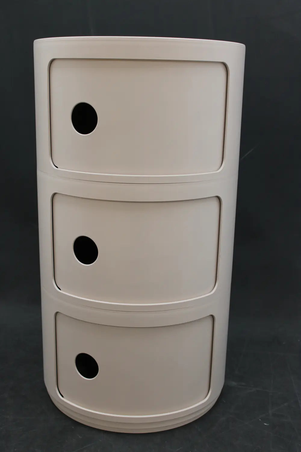 B-Ware Kartell Componibili Bio 5970 Beistelltisch Tisch Box Container Schrank Creme - 8058967294651