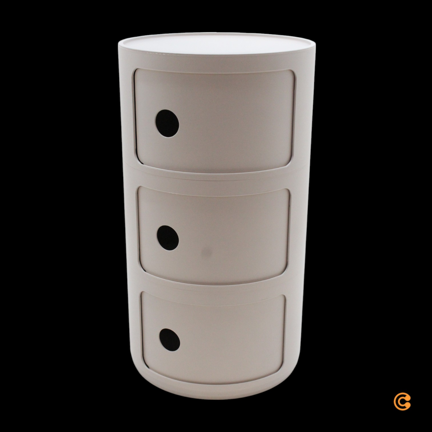 B-Ware Kartell Componibili Bio 5970 Box Container Schrank Tisch Creme Siehe Text/Foto - 8058967294651