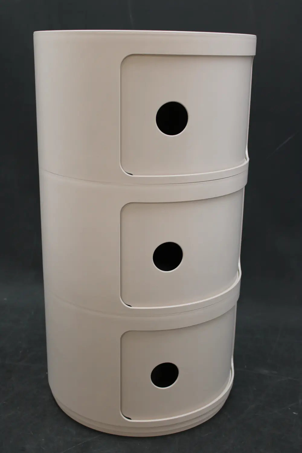 B-Ware Kartell Componibili Bio 5970 Beistelltisch Tisch Box Container Schrank Creme - 8058967294651