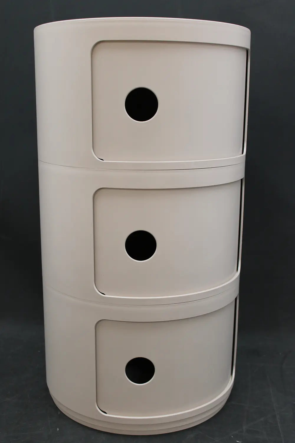 B-Ware Kartell Componibili Bio 5970 Beistelltisch Tisch Box Container Schrank Creme - 8058967294651