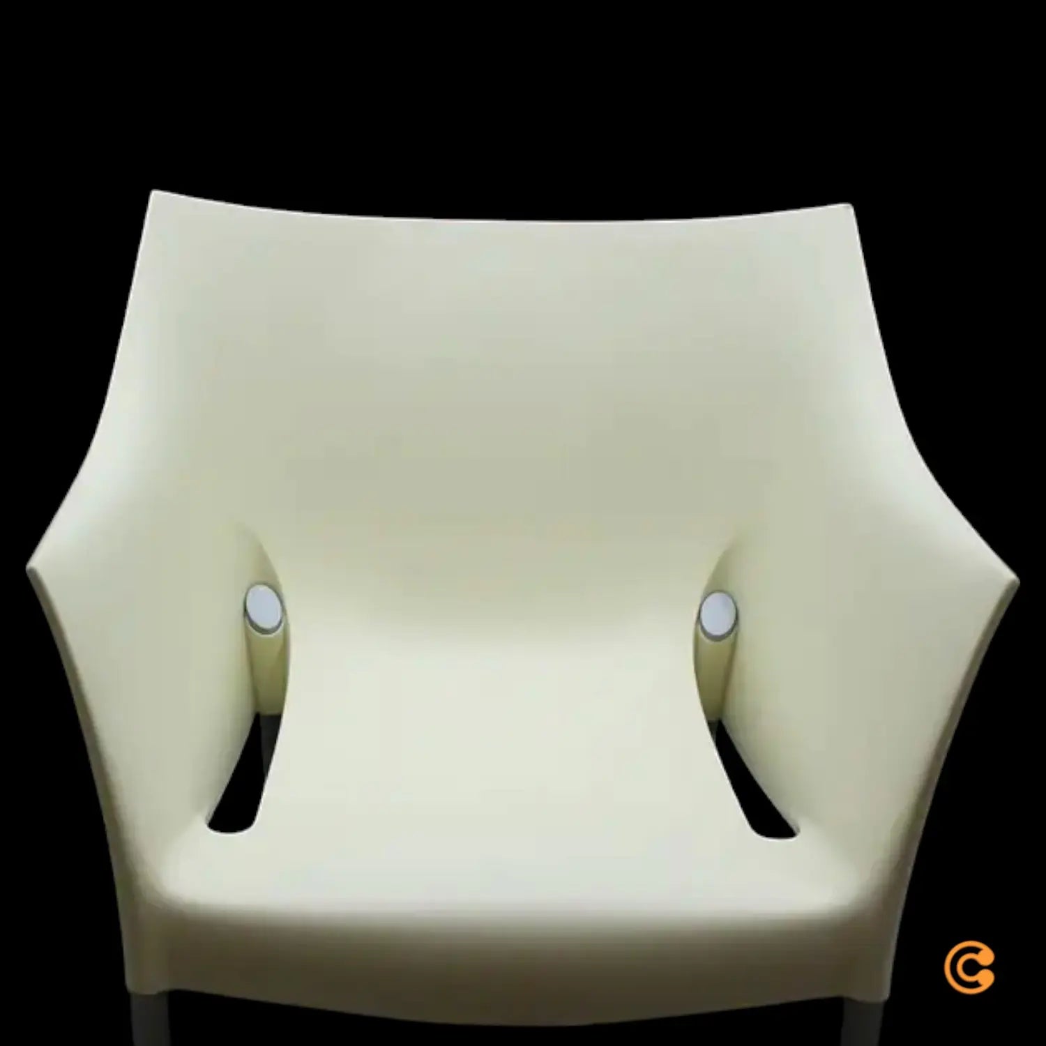 B-Ware Kartell Dr. No Armlehnstuhl Gartenstuhl Stuhl Balkonstuhl Weiß Siehe Text/Foto