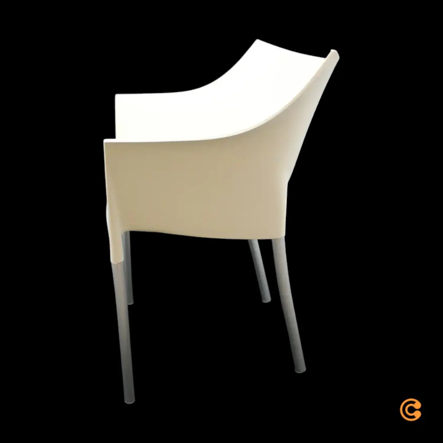 B-Ware Kartell Dr. No Armlehnstuhl Gartenstuhl Stuhl Balkonstuhl Weiß Siehe Text/F541 - 8058967058789