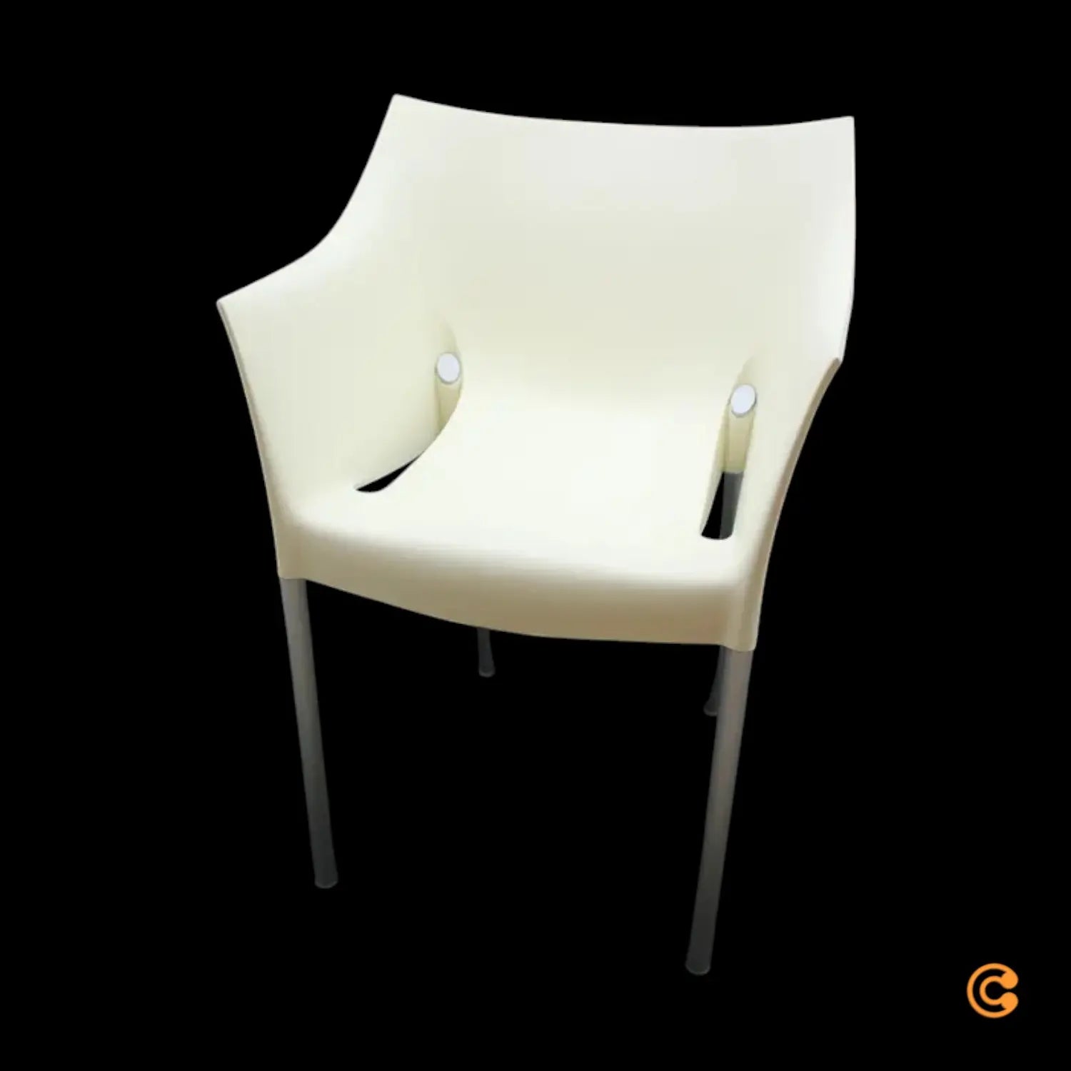 B-Ware Kartell Dr. No Armlehnstuhl Gartenstuhl Stuhl Balkonstuhl Weiß Siehe Text/F541 - 8058967058789