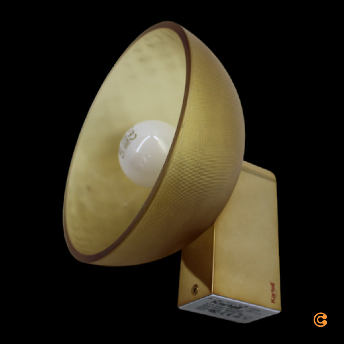 Kartell Wandleuchte Wandlampe Fata LED amber thermoplastisches Technopolymer399 - 8058967323245