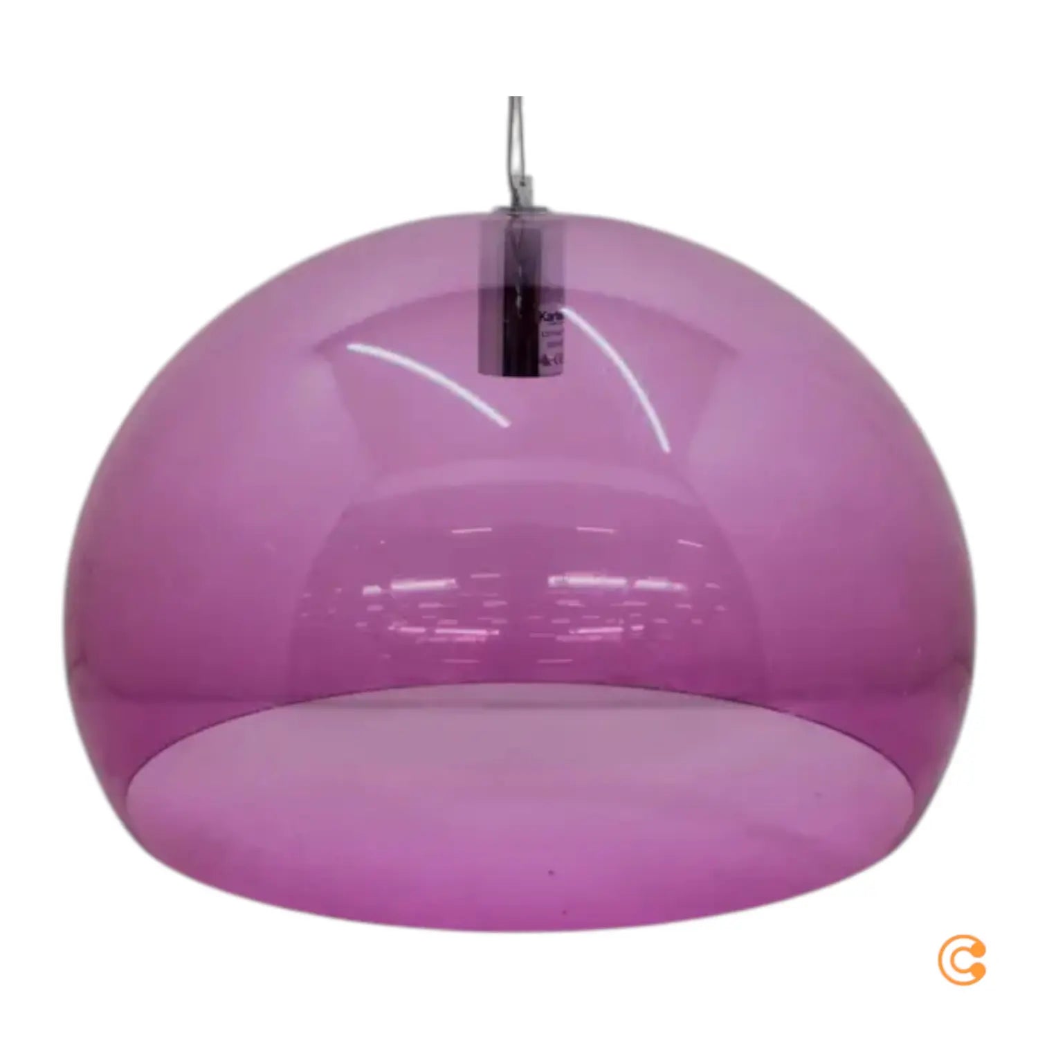 B-Ware Kartell Pendelleuchte Hängeleuchte Fl/Y Leuchte Pink Kugel Siehe Text/Foto - 8058967092561