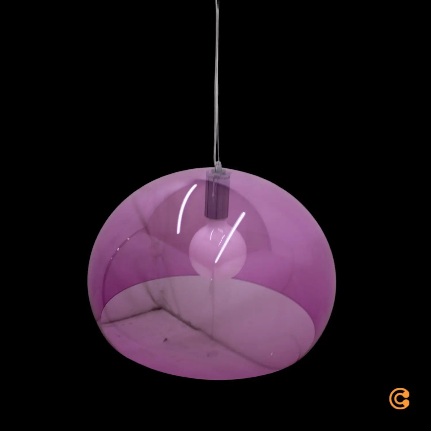 B-Ware Kartell Pendelleuchte Hängeleuchte Fl/Y Leuchte Pink Kugel Wohnzimmer Esszimmer - 8058967092561