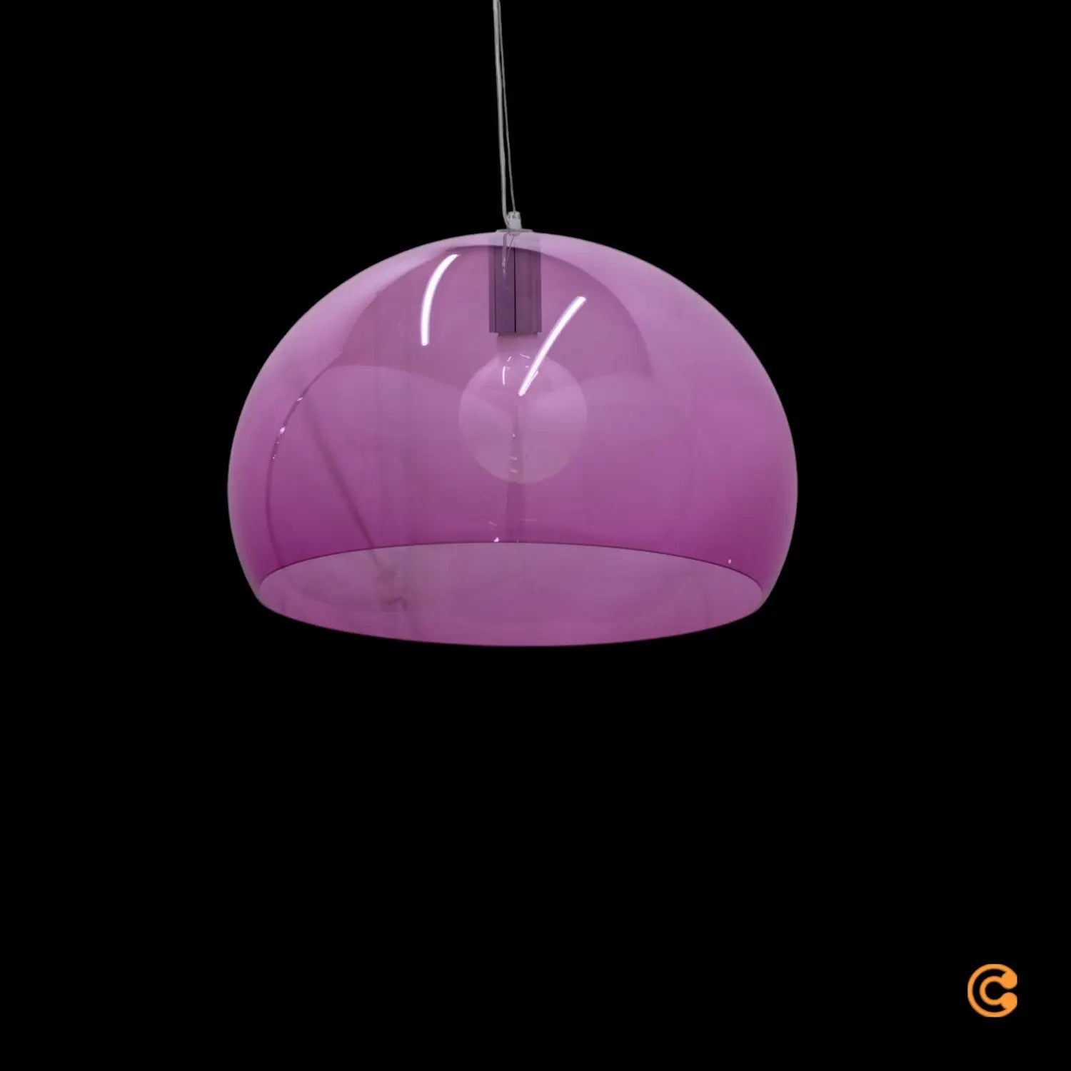 B-Ware Kartell Pendelleuchte Hängeleuchte Fl/Y Leuchte Pink Kugel Wohnzimmer Esszimmer - 8058967092561