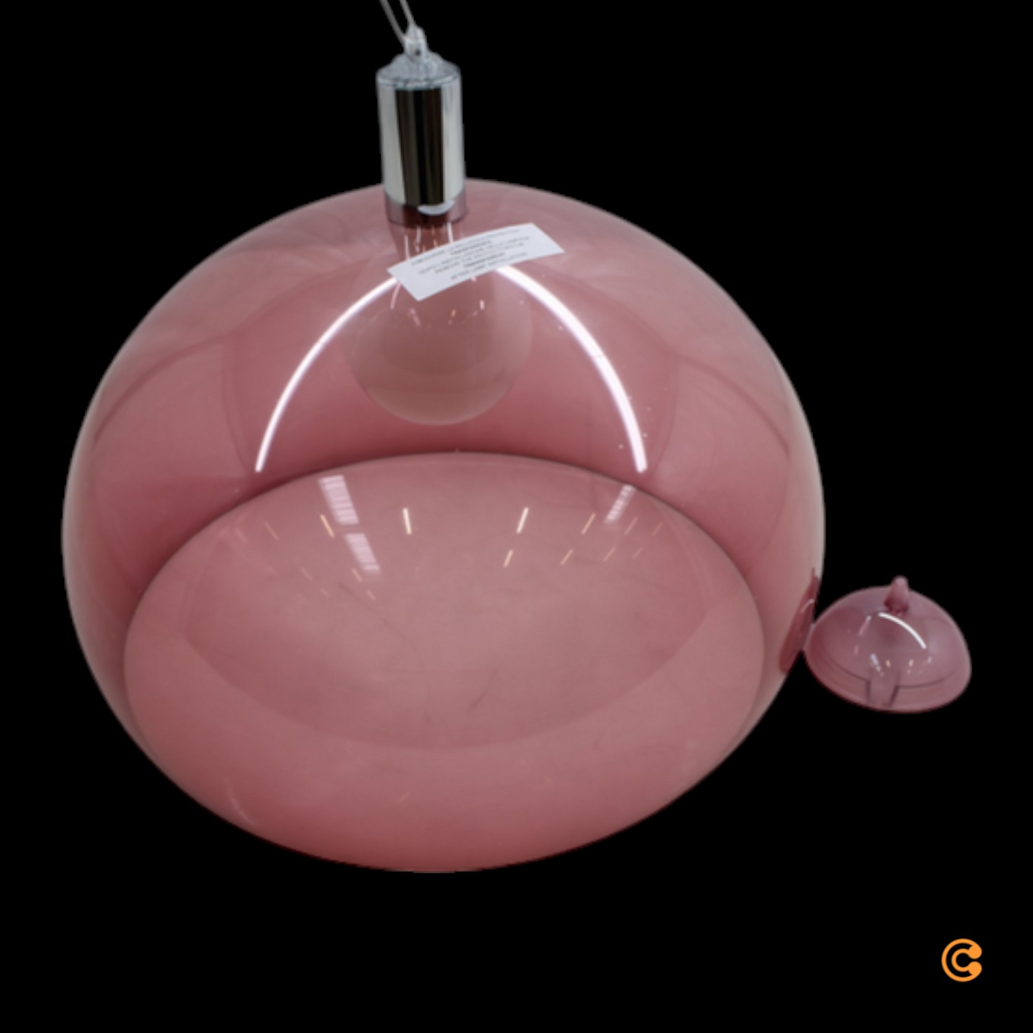 B-Ware Kartell Fl/Y Hängeleuchte ø52cm Burgunder Pendelleuchte Hängelampe Lampe E27 Led - 8058967332919