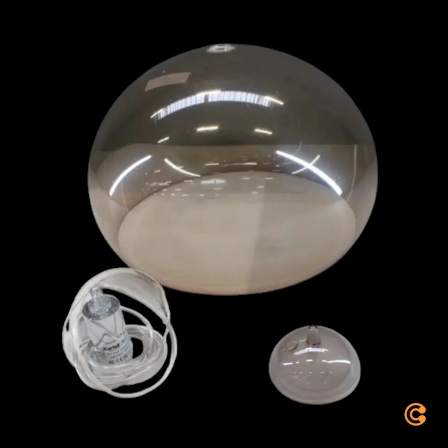 B-Ware Kartell Fl/Y Hängeleuchte ø52cm Braun Hängelampe Lampe Leuchte Deckenlampe E987 - 8058967332933