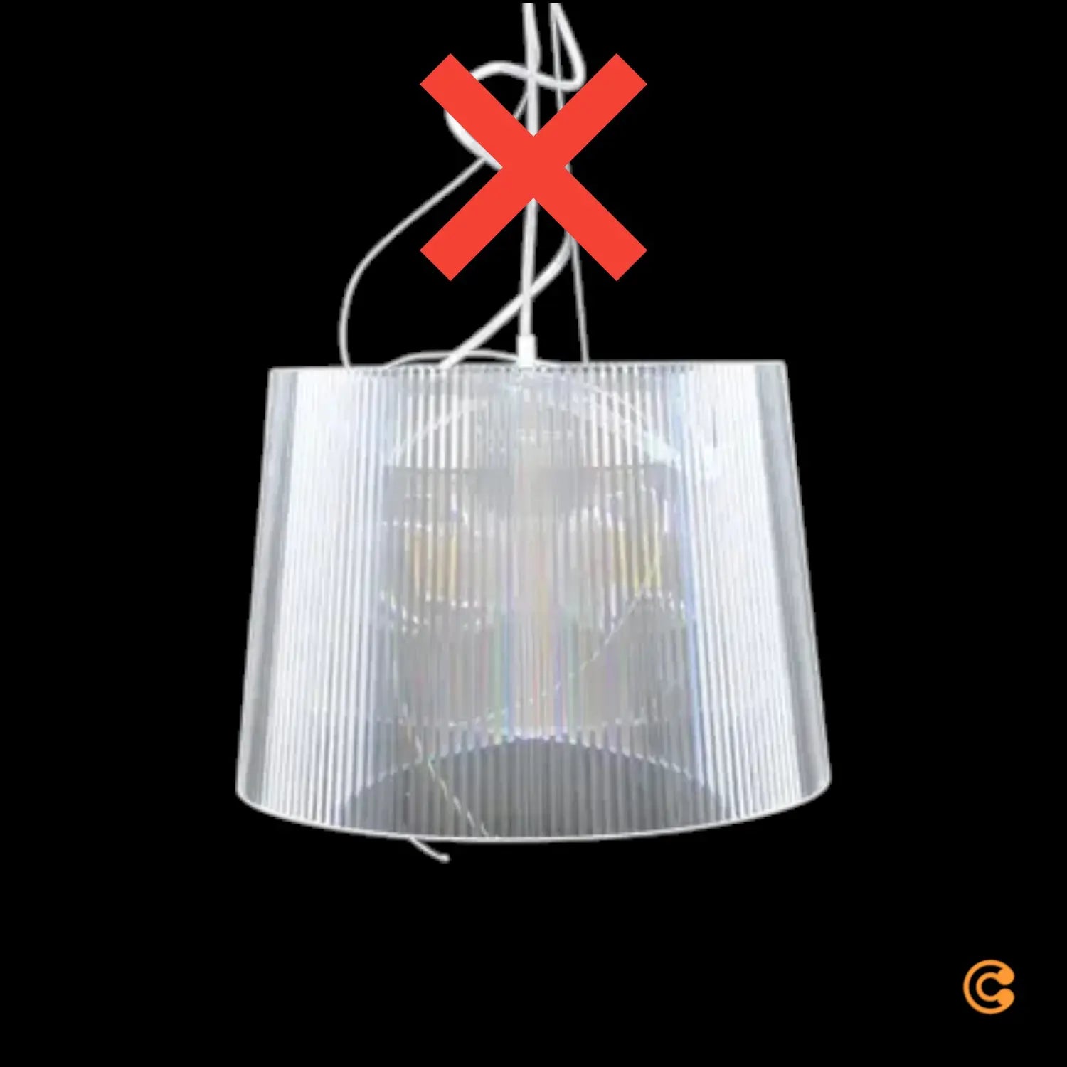 C-Ware Kartell Gè Pendelleuchte Deckenlampe Hängeleuchte Leuchte Lampe Siehe Text/Foto - 8058967307603
